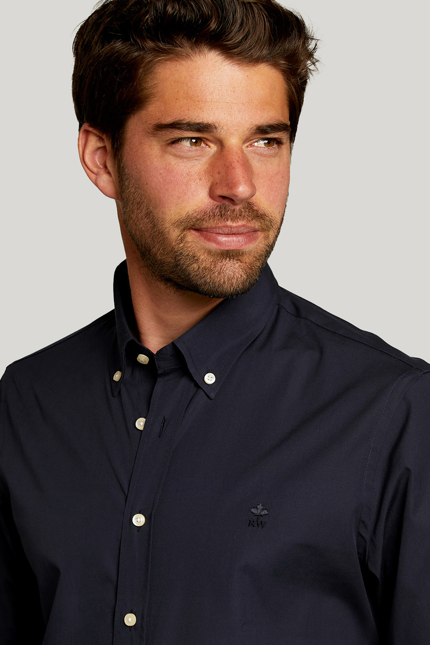 BLUE CUSTOM FIT UNI SHIRT 4