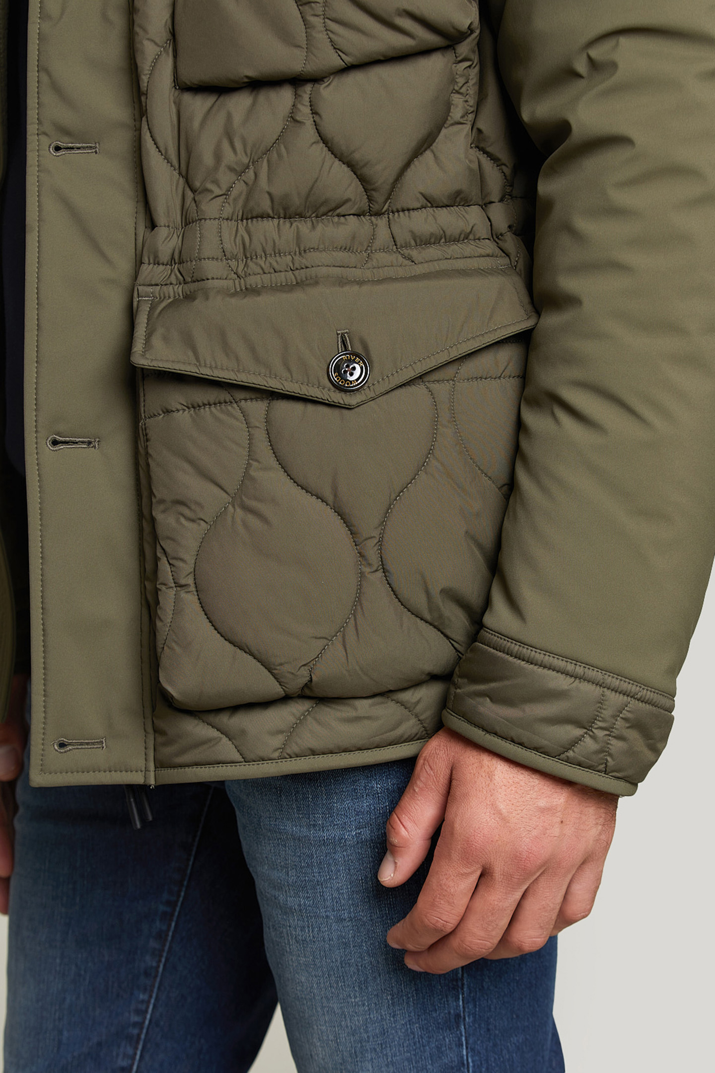 QUILTED JACKET APPLIED POCKETS OLIVERO 6