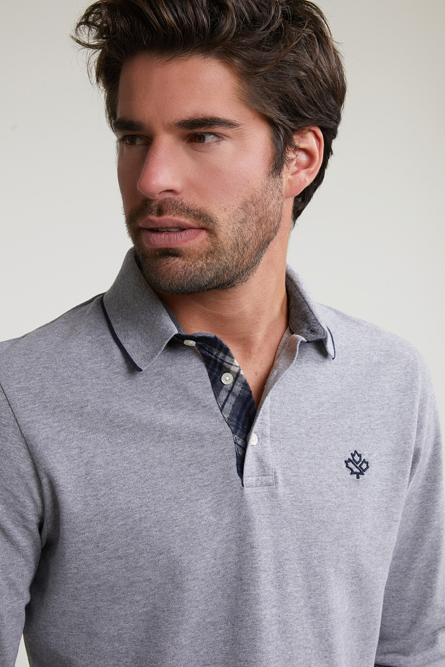 CUSTOM FIT COTTON POLO INOX MIX 4