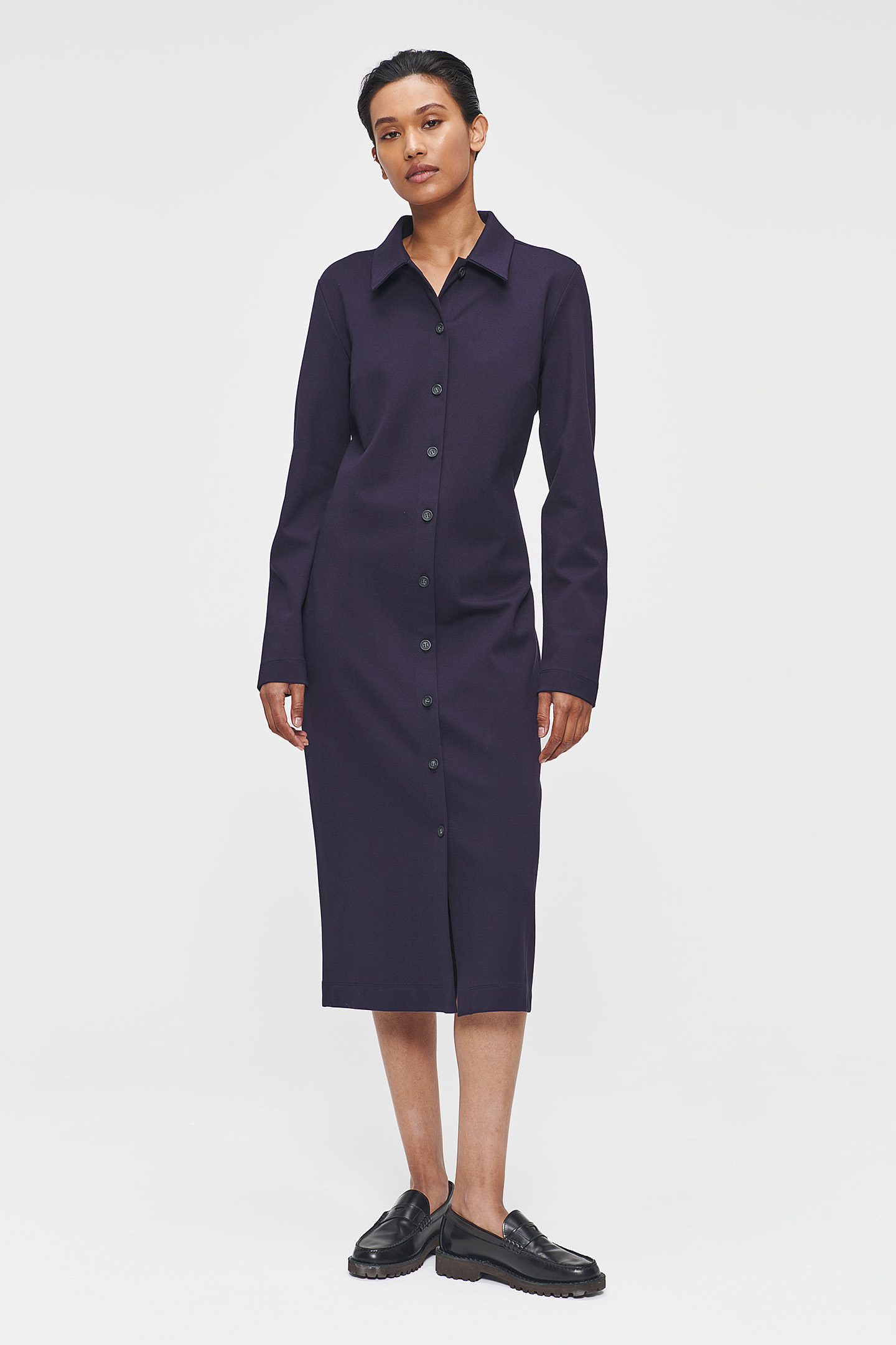 SHIRT DRESS INK BLUE 3