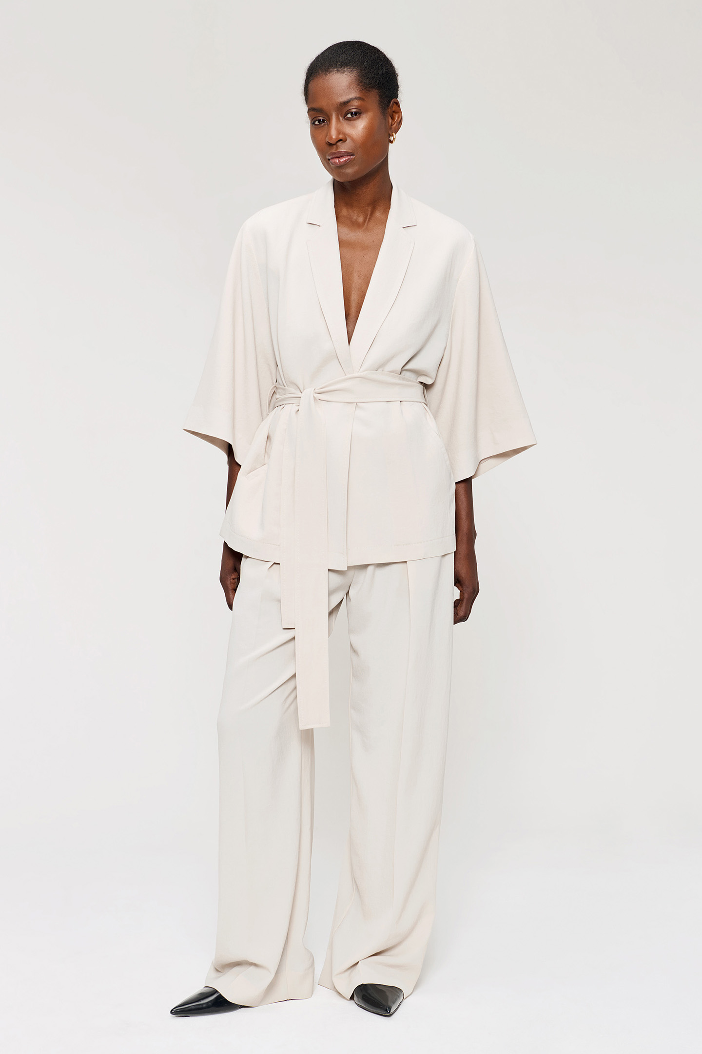 JAP CREPE KIMONO JACKET CHALK 3