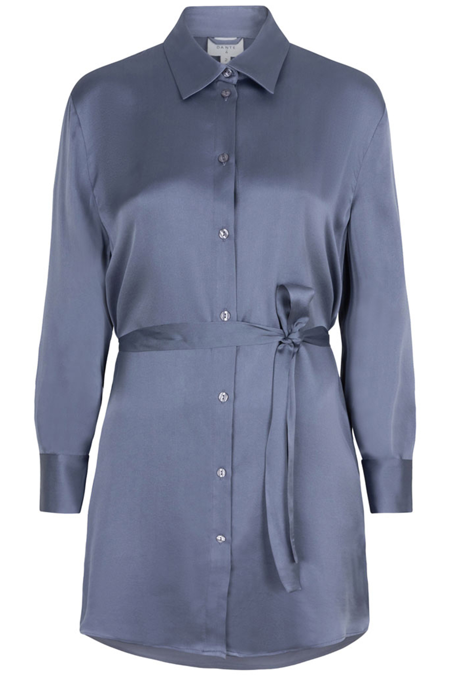 VERONA SILK TUNIC ASH BLUE 3
