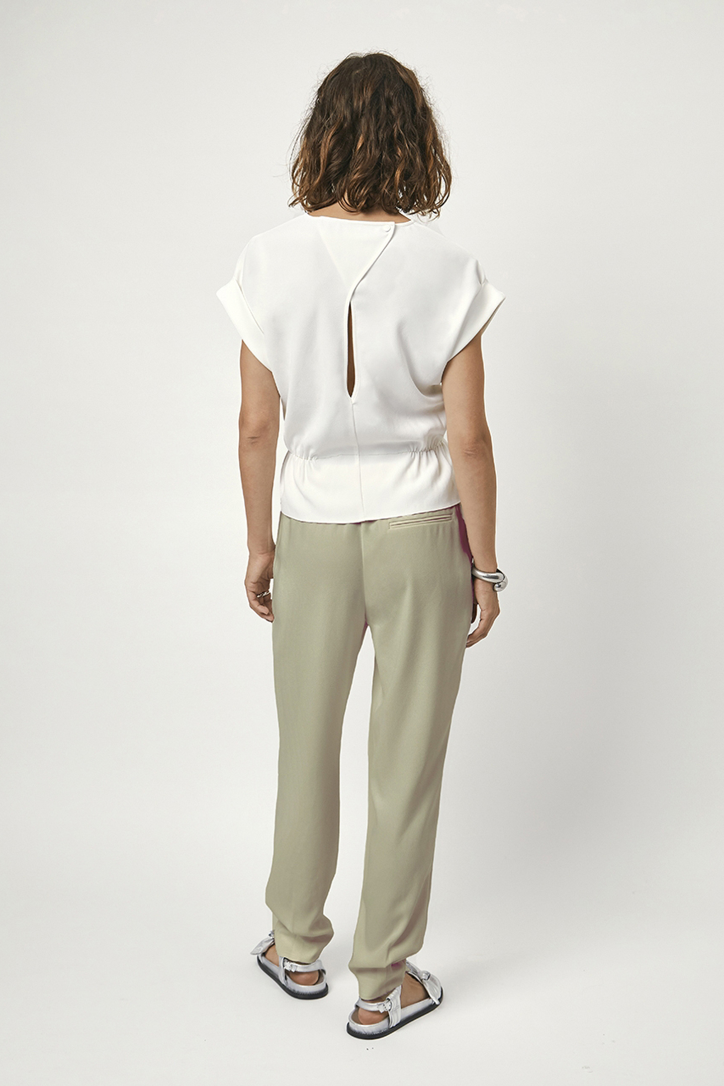 MIMOU CONSTRUCTED PANTS SWAMP GREEN 2