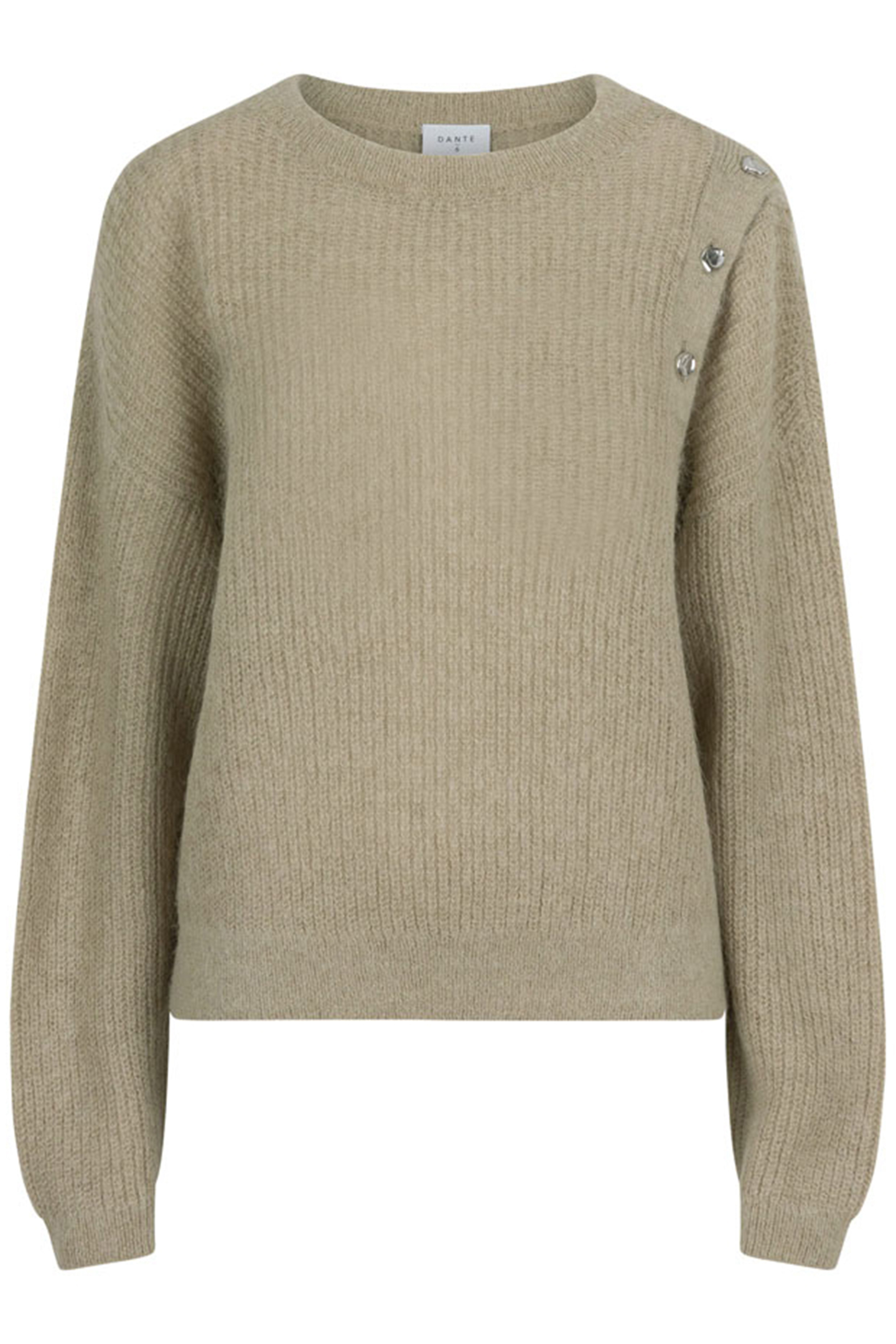 BRUNI FANCY BUTTON SWEATER SWAMP GREEN 3