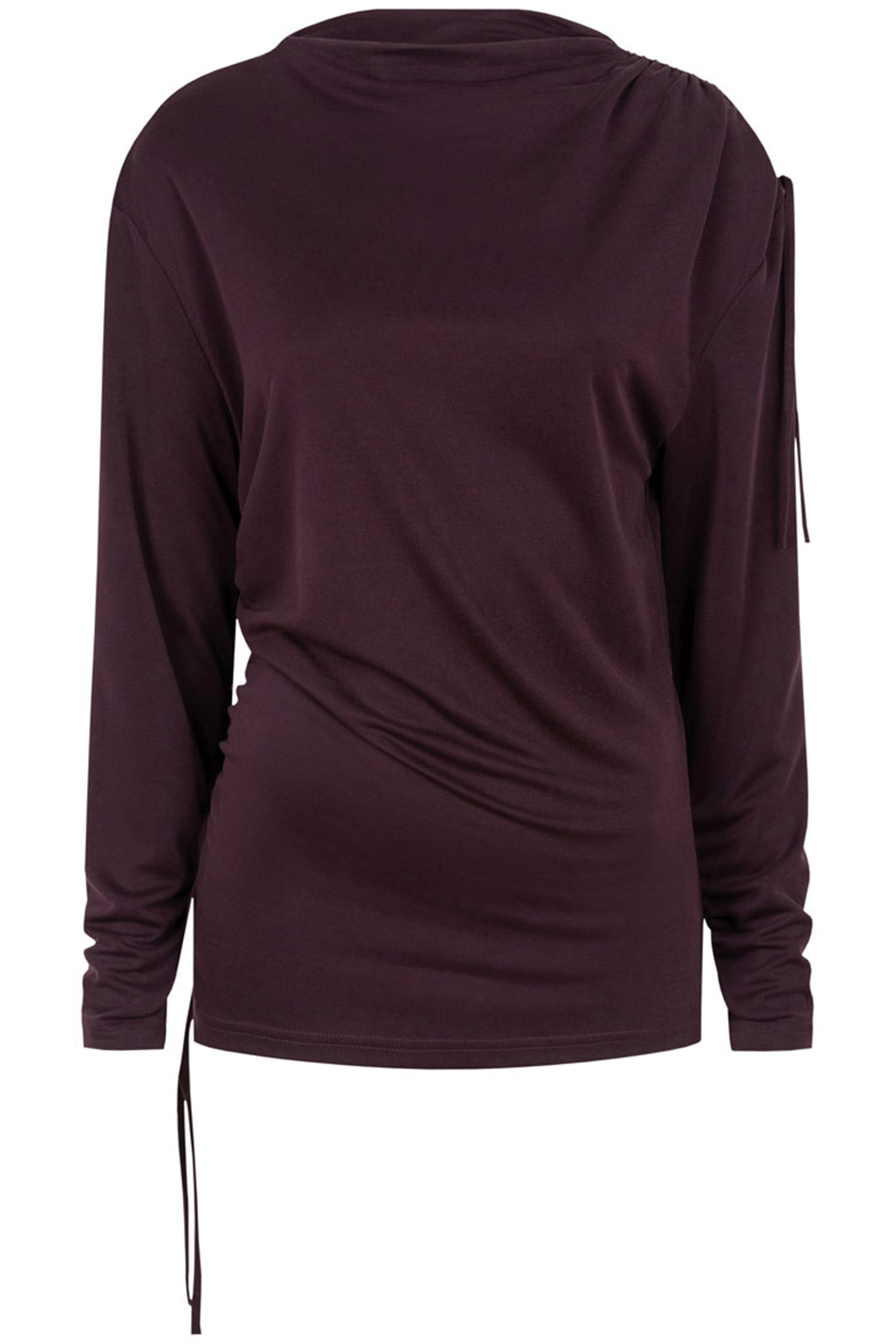 XYLON LONGSLEEVE TOP BORDEAUX PLUM 3