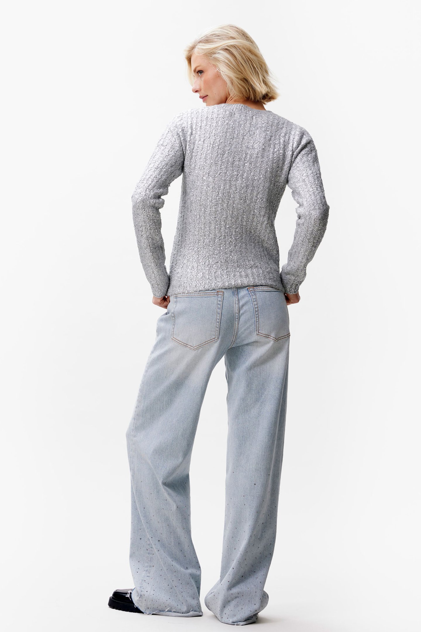 SILVER COATED KNIT SILVER 2