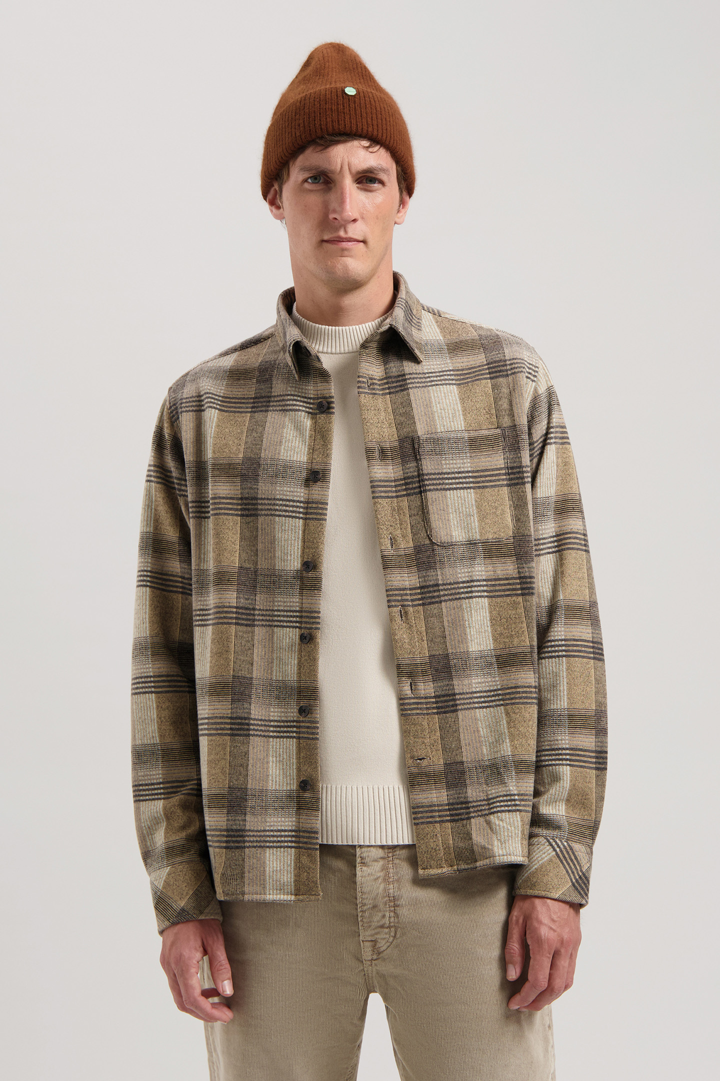DS_GUS FLANNEL SHIRT TANNIN 1