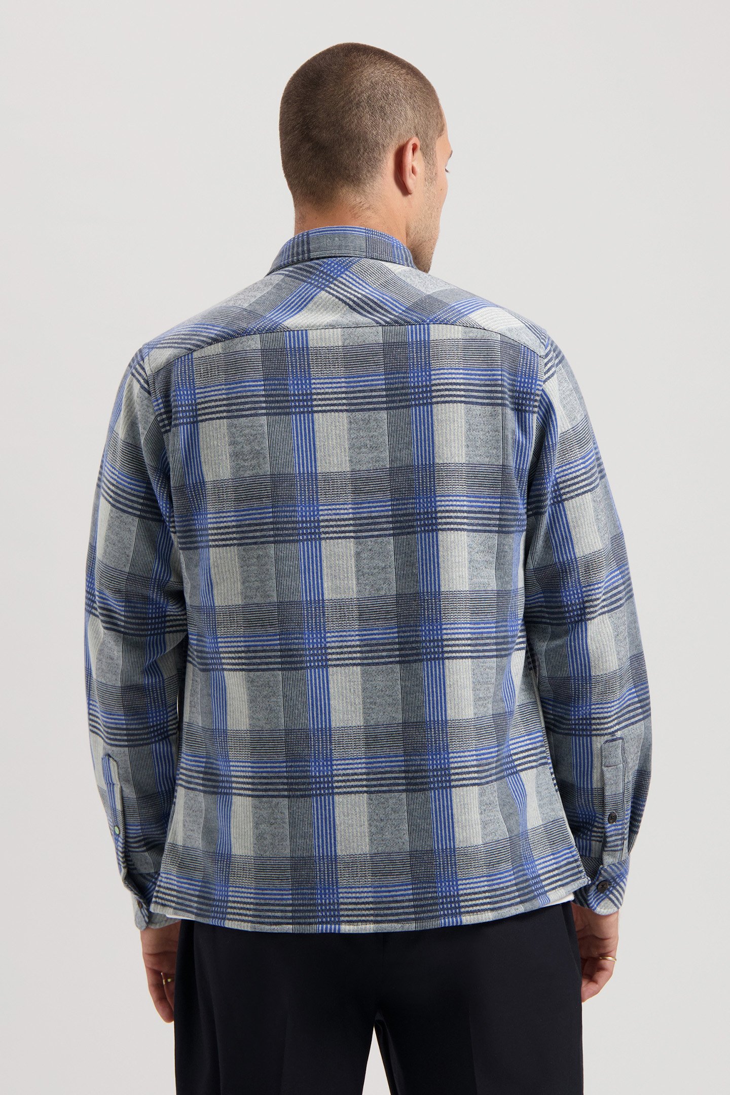 DS_GUS FLANNEL SHIRT NOUVEAU NAVY 2