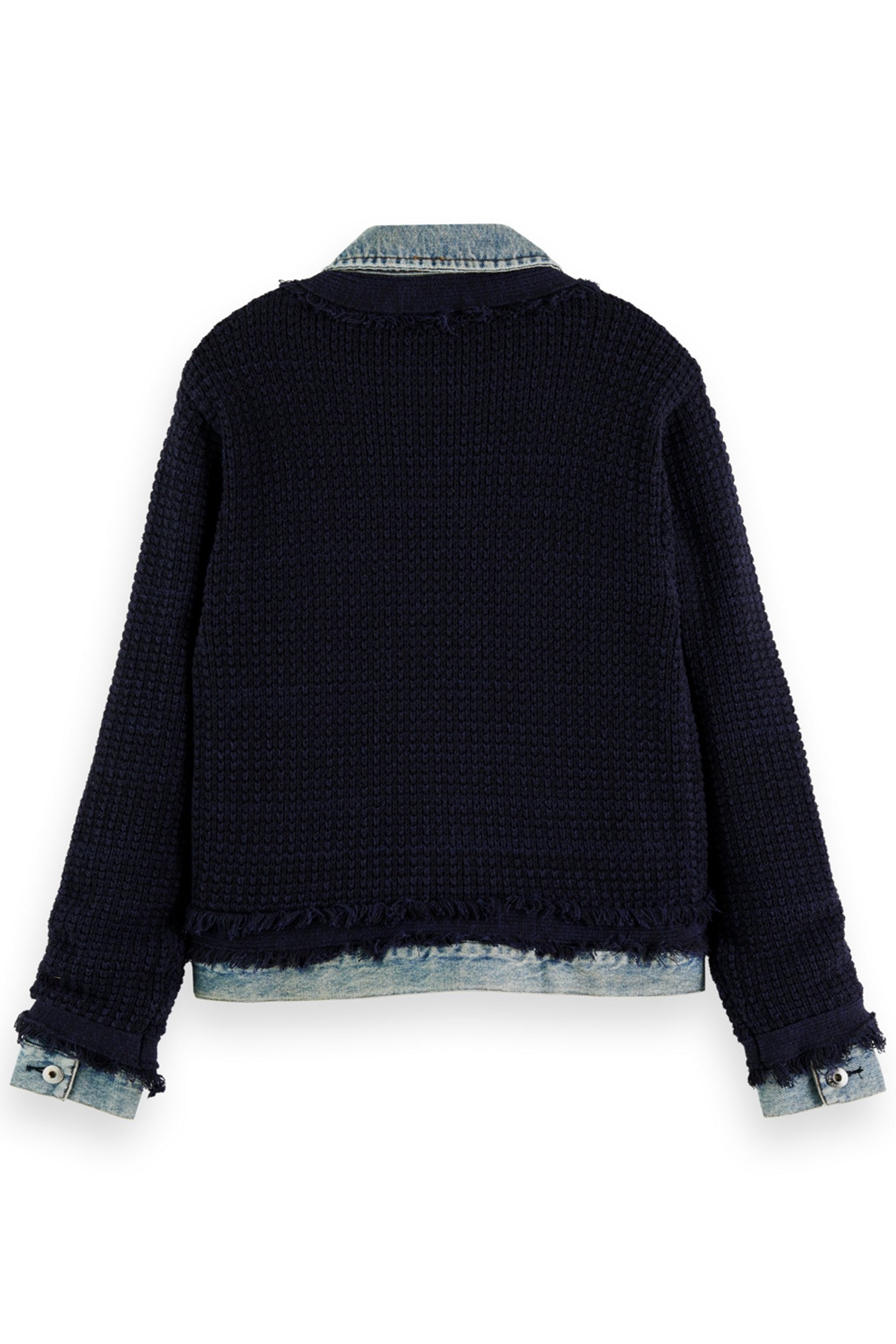 DENIM TWEED MIX BLAZER JACKET NIGHT 5