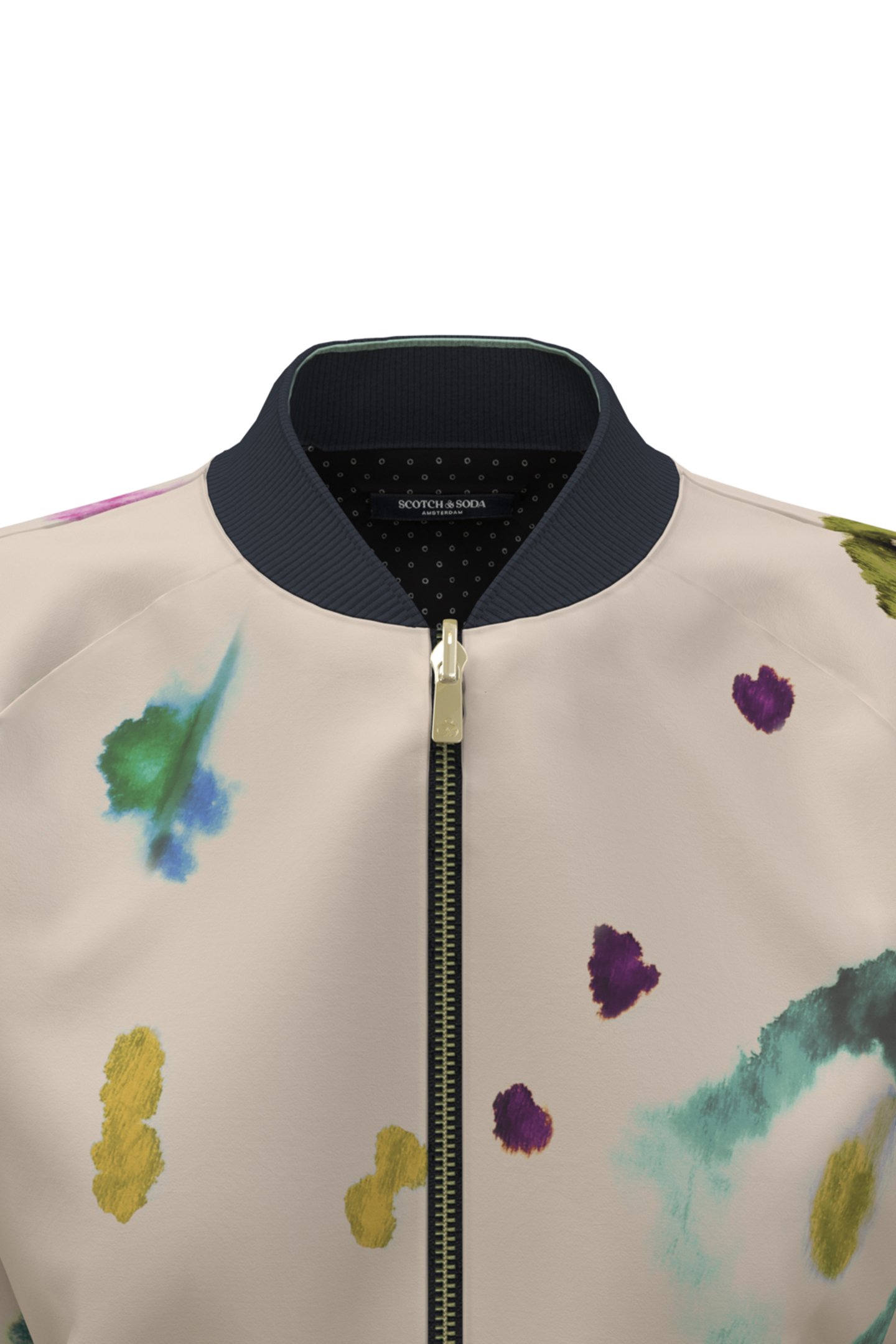 REVERSIBLE BOMBER JACKET GALAXY DYE SOFT ICE 10