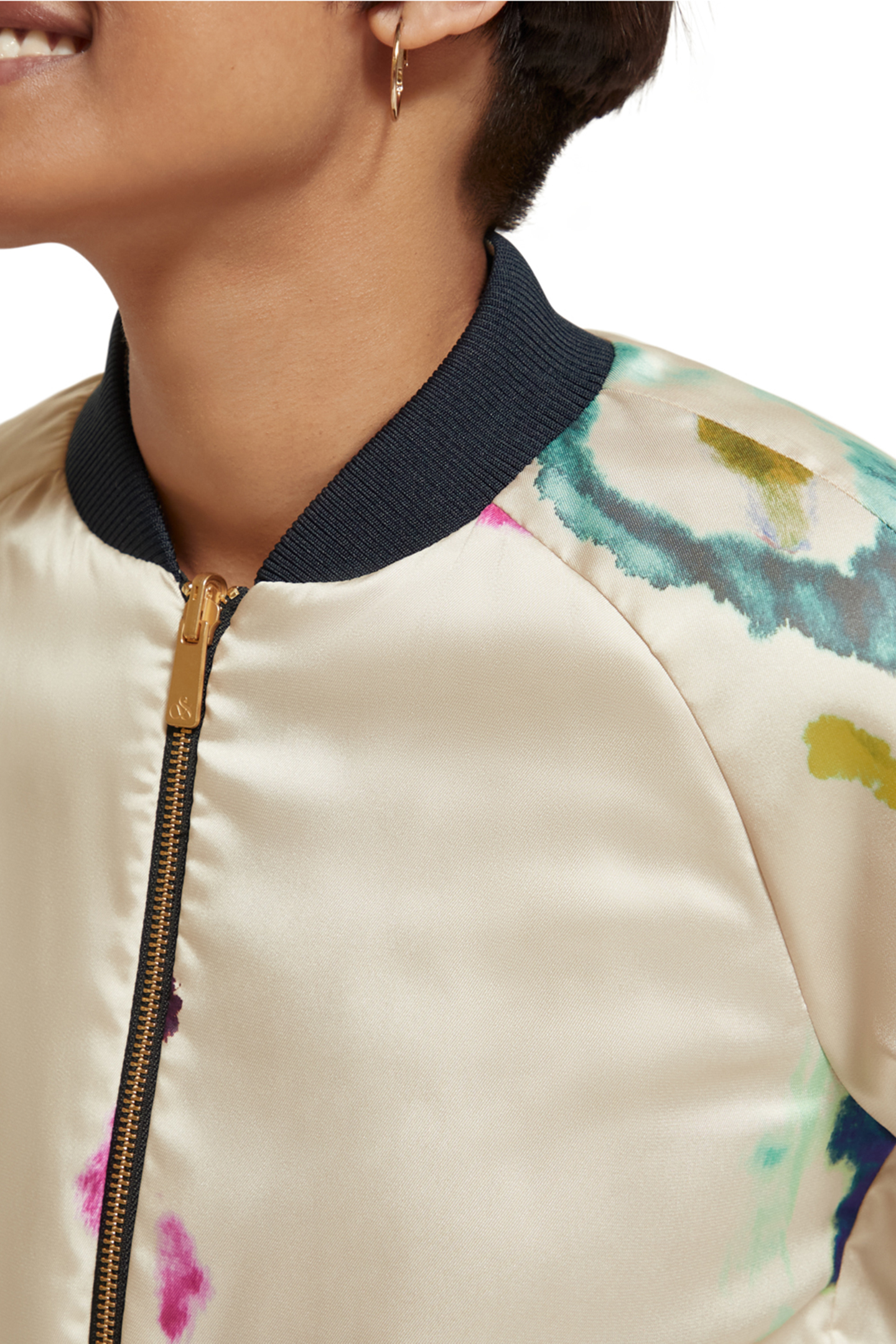 REVERSIBLE BOMBER JACKET GALAXY DYE SOFT ICE 9