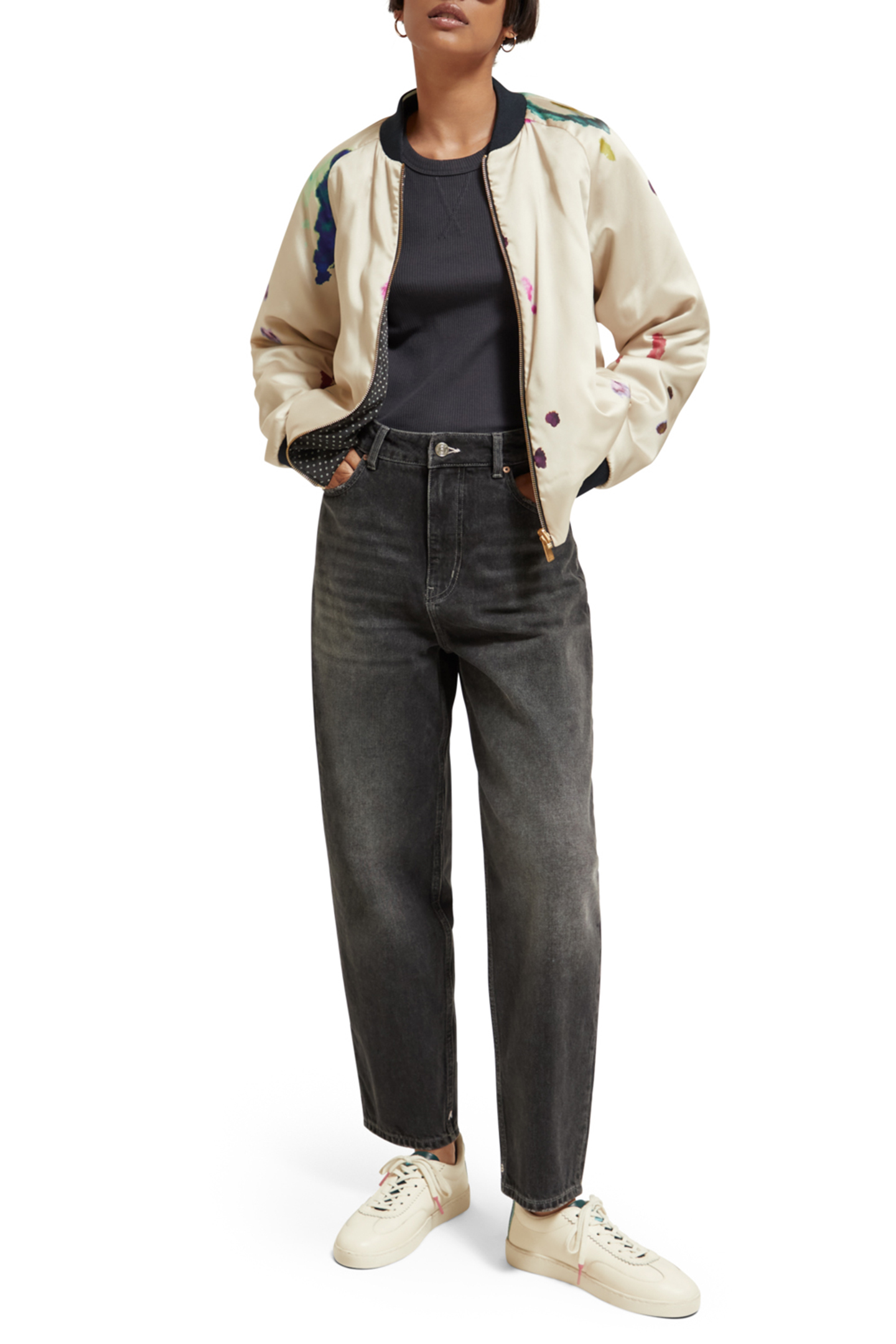 REVERSIBLE BOMBER JACKET GALAXY DYE SOFT ICE 3