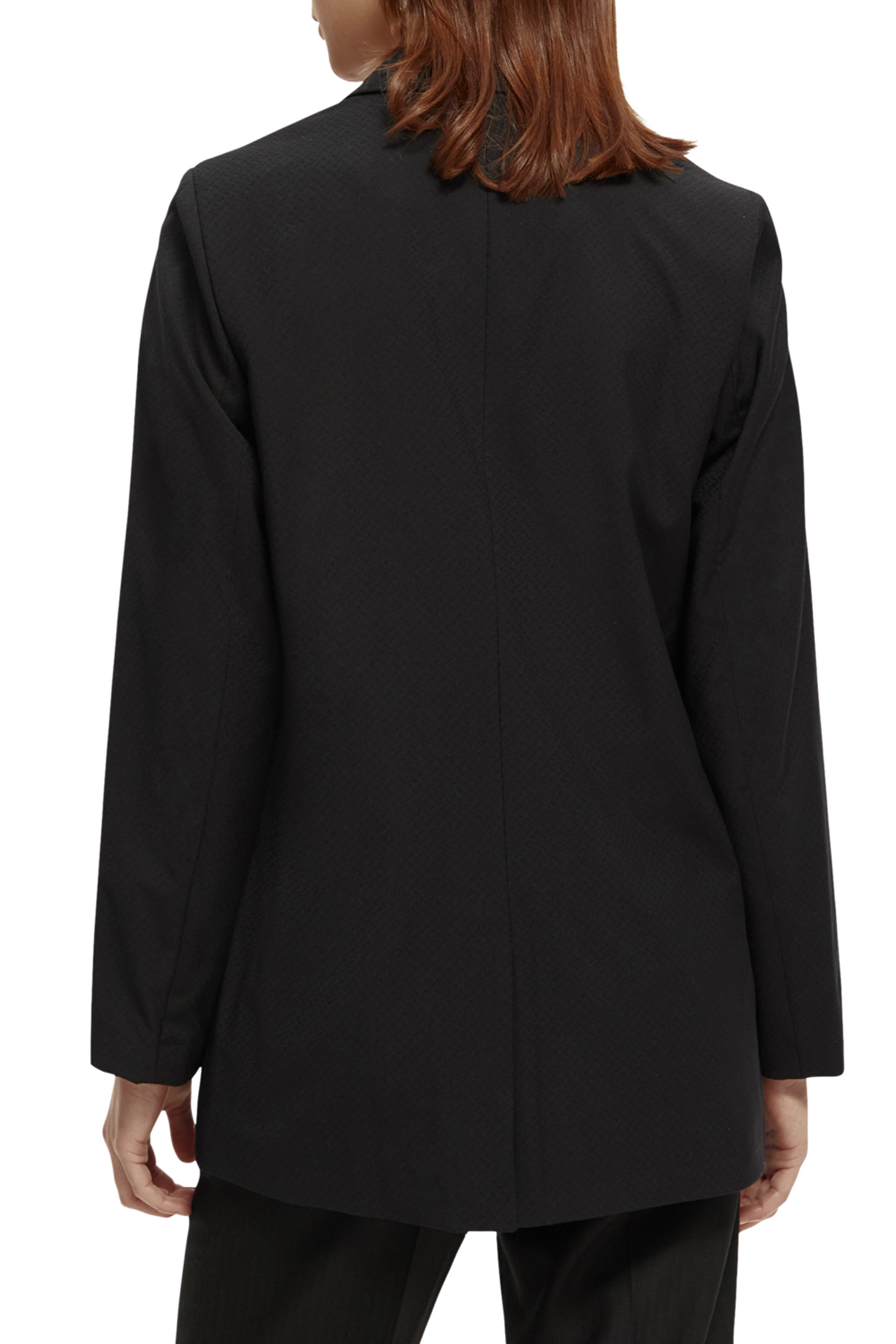 DOUBLE BREASTED TAILORED BLAZER BLACK 2