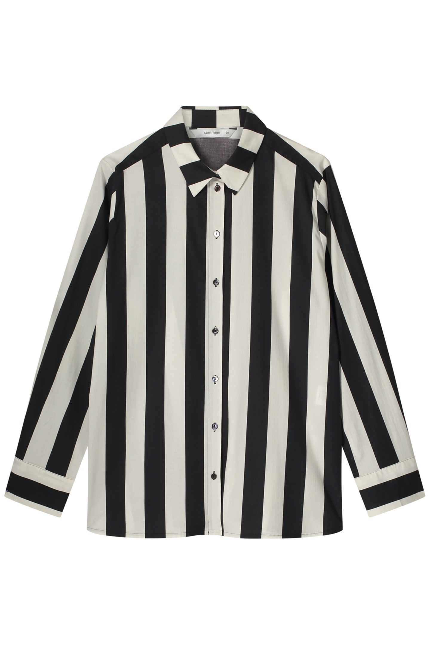 BLOUSE STRIPE PRINTED BLACK 3