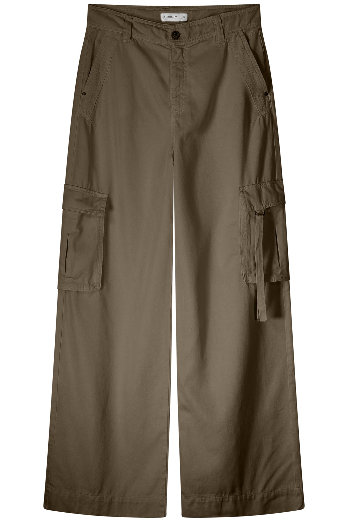 CARGO WIDELEG PANTS CAVALRY LYOCELL TWILL OLIVE 2