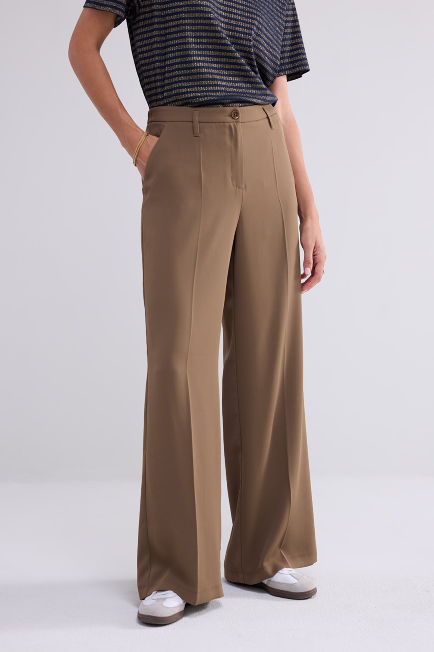 TROUSERS FLUID OLIVE 1