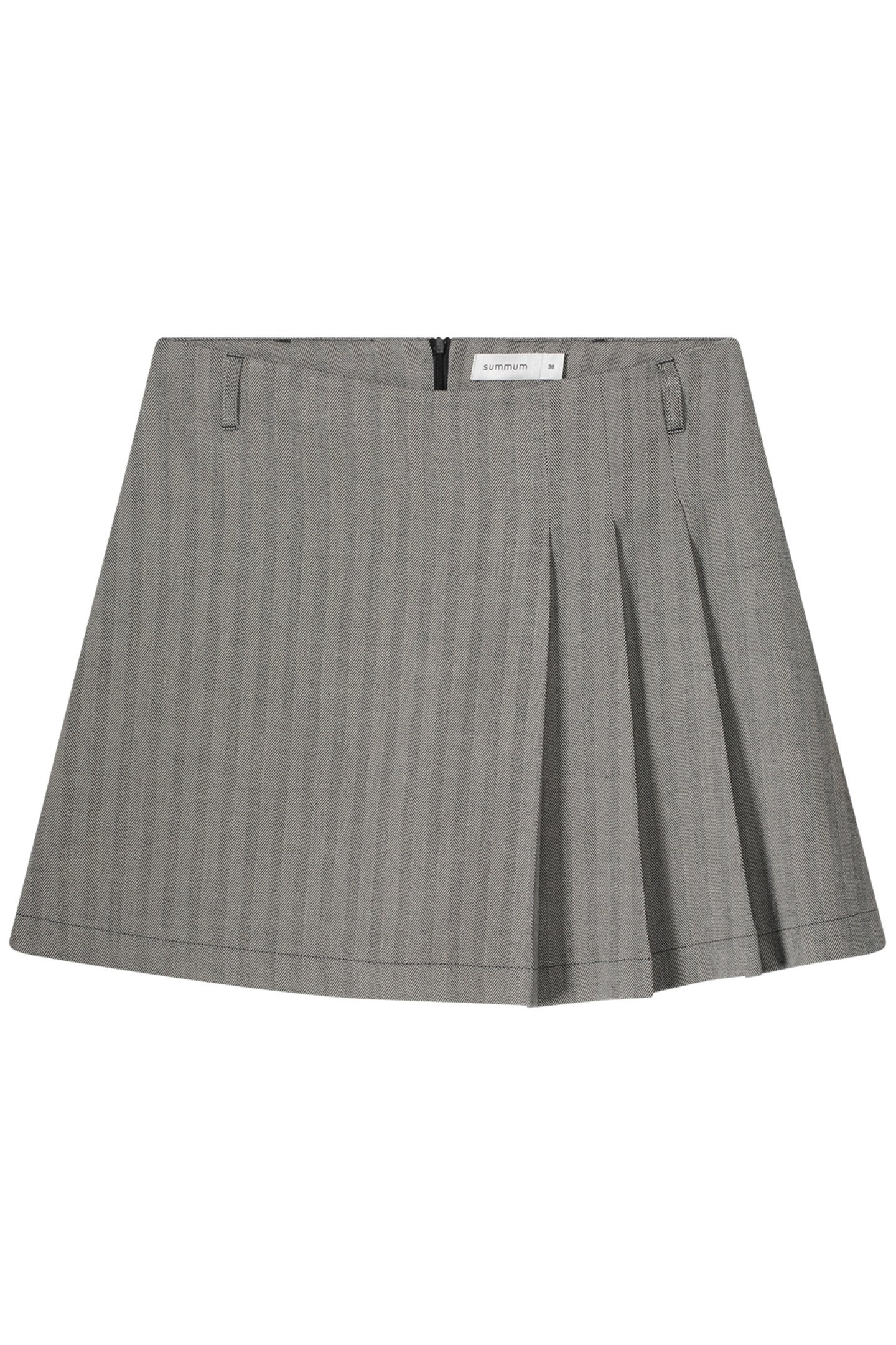 SKIRT HERRINGBONE BLACK 4