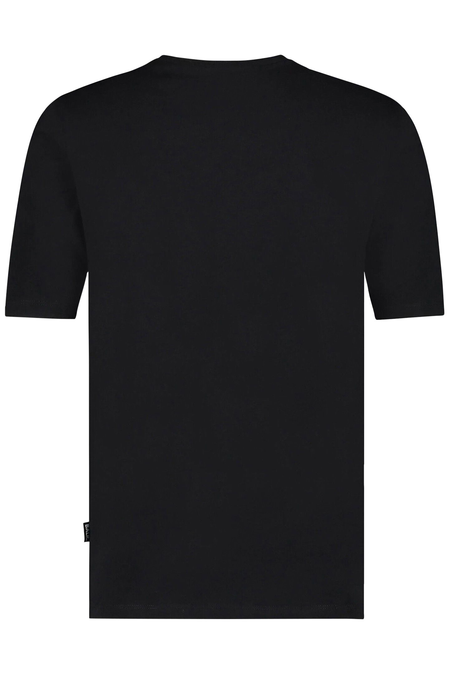 ATHLETIC SMALL BRANDED CHEST T-SHIRT JET BLACK 5