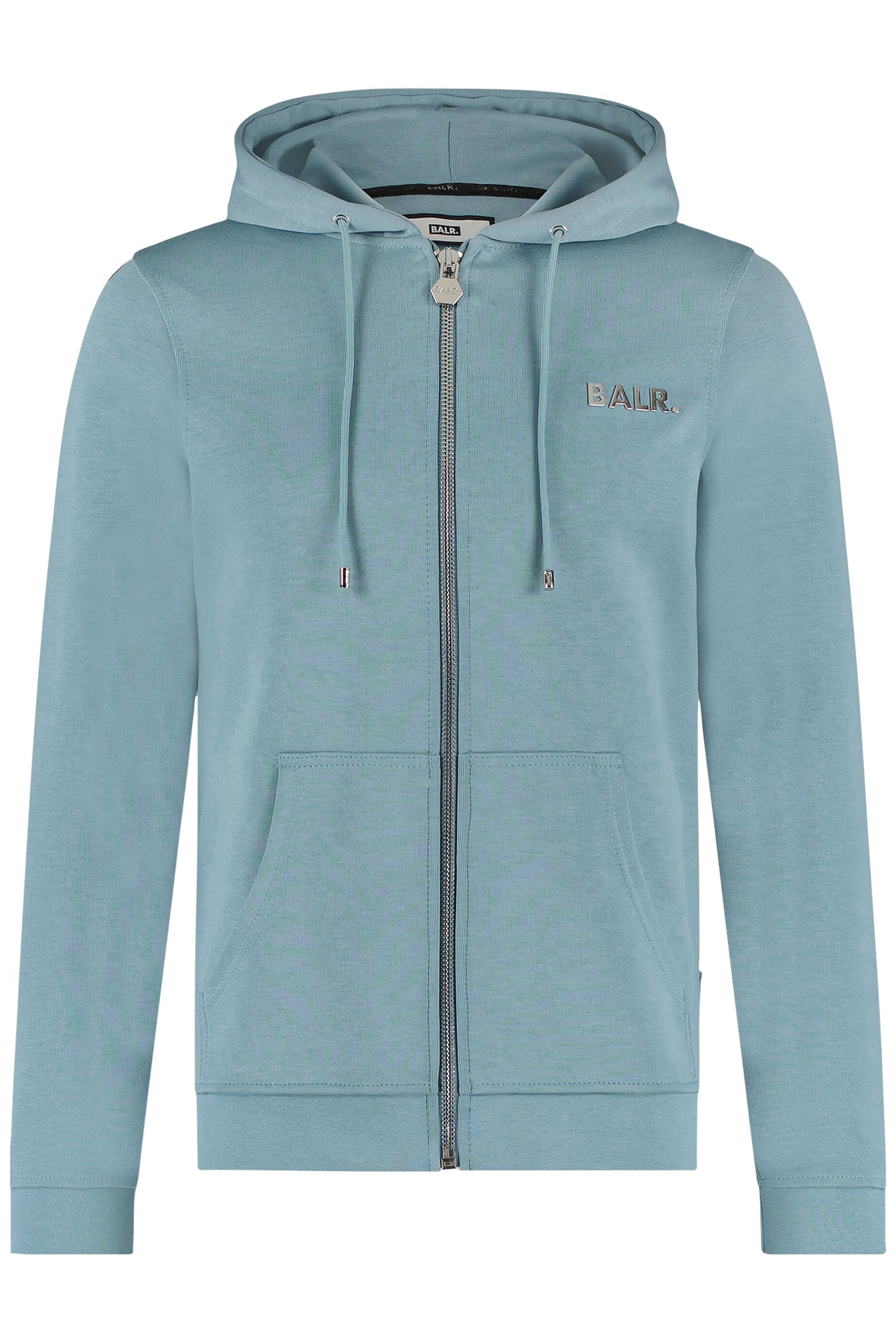 Q-SERIES STRAIGHT ZIP THRU HOODIE STONE BLUE 4