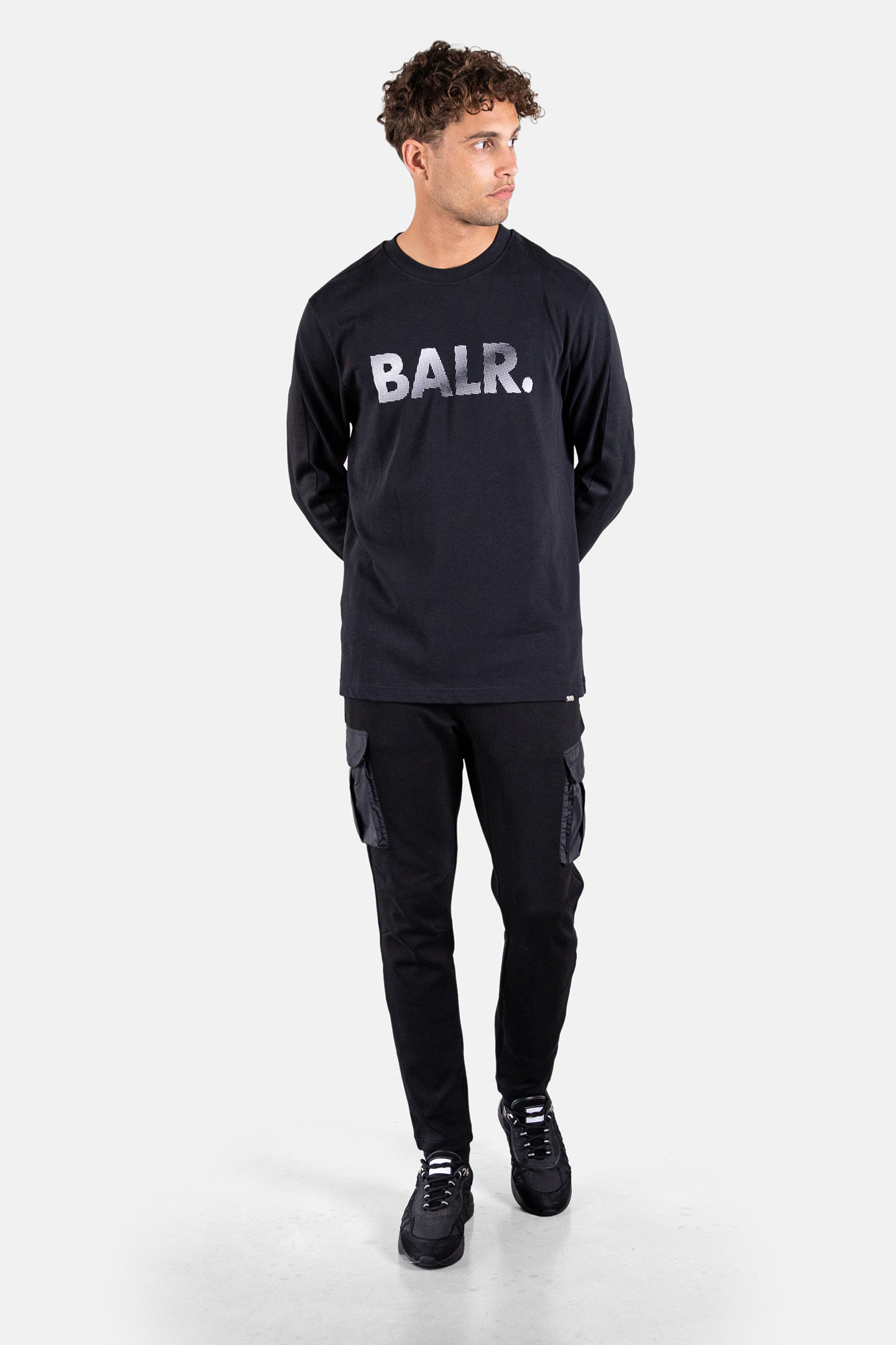 FRANCK RELAXED TUNNEL LONGSLEEVE T-SHIRT JET BLACK 2