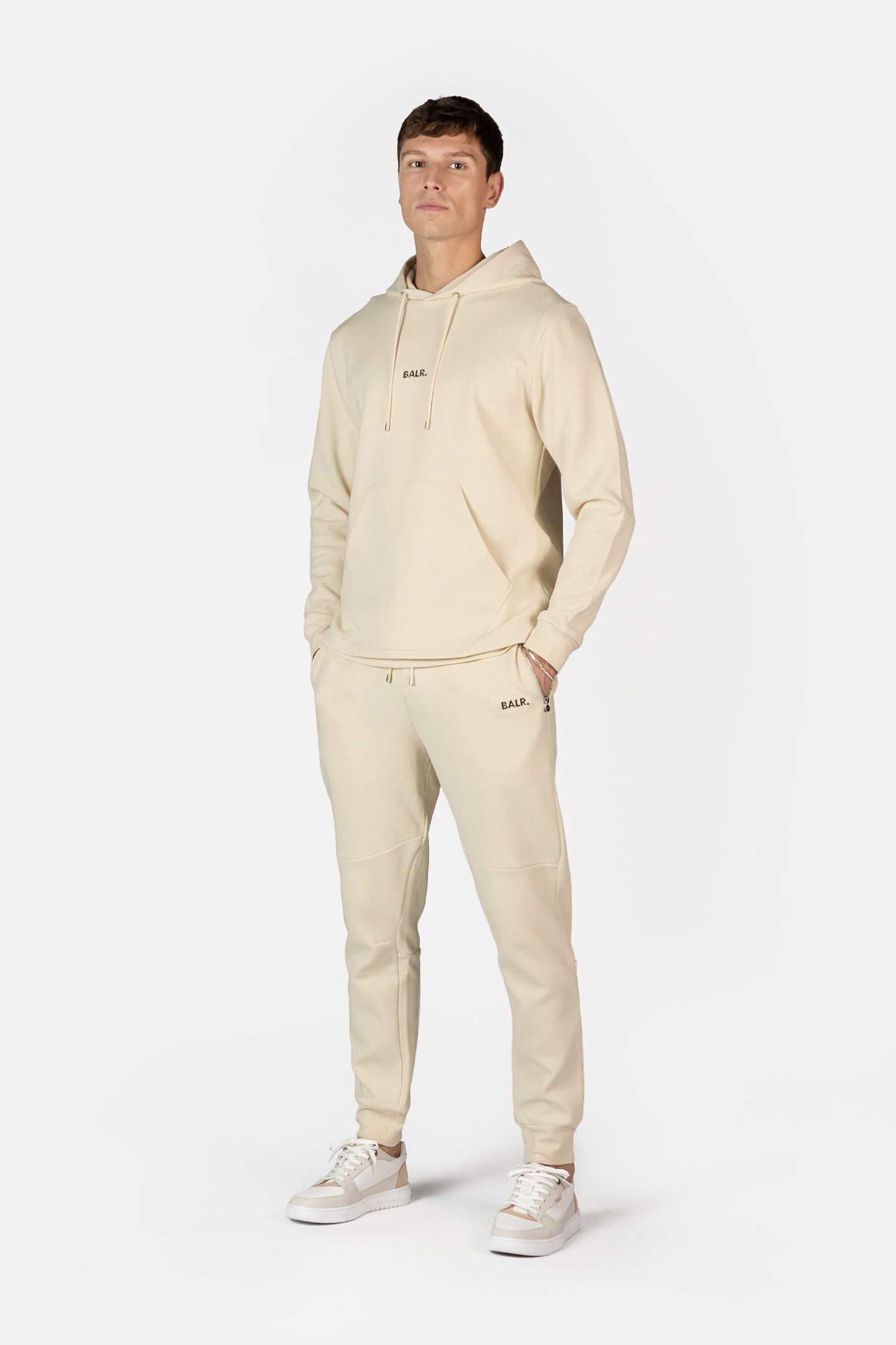 Q-SERIES REGULAR FIT HOODIE WHITE SWAN 3