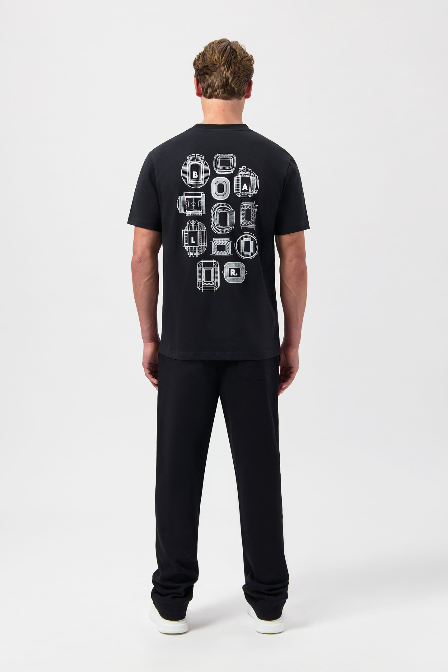 BALR. STADIUM REGULAR FIT T-SHIRT JET BLACK 4