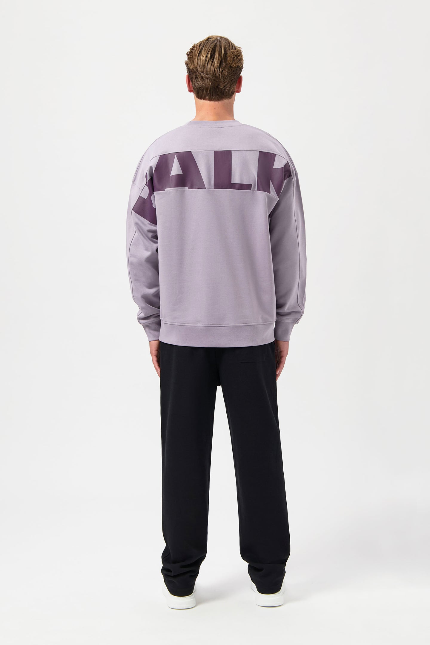GAME DAY BOX FIT CREWNECK ULTIMATE GRAPE 3