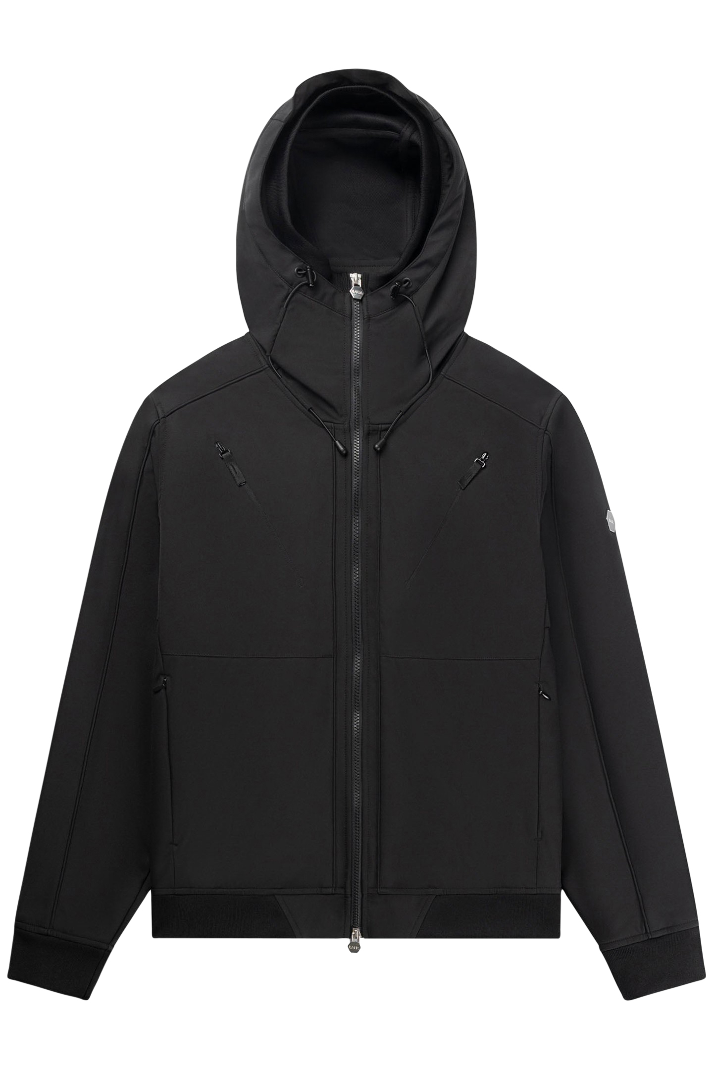 HEXLINE REGULAR FIT SOFT SHELL JACKET JET BLACK 4