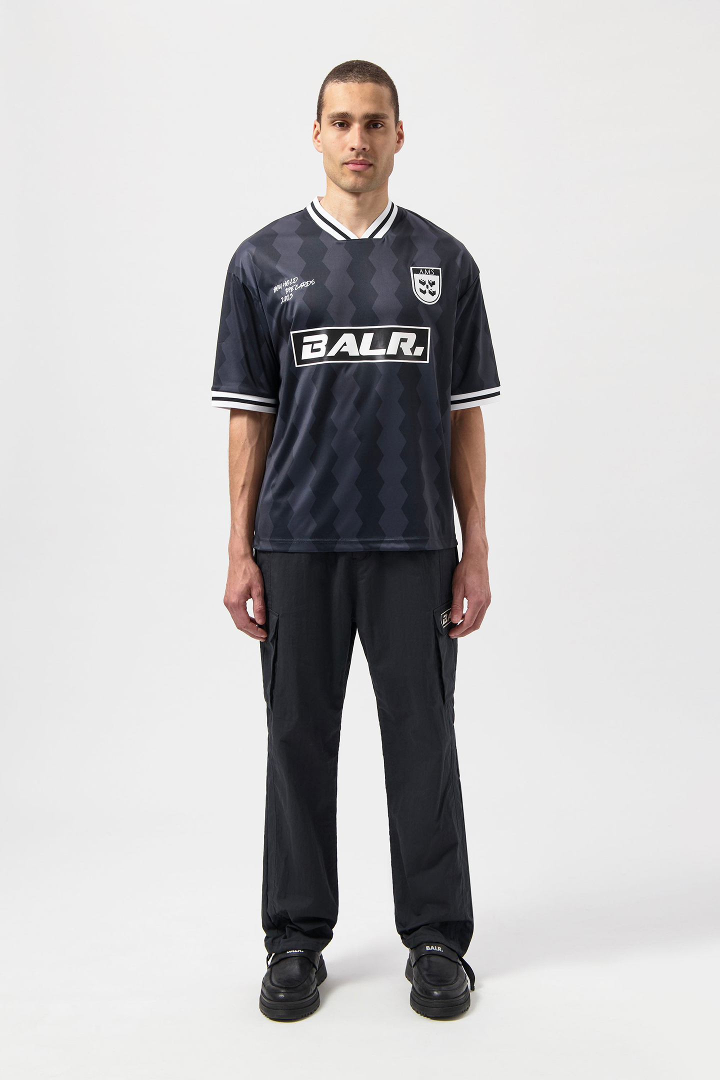 THE CLUB BOX FIT JERSEY ANTHRACITE/JET BLACK 3