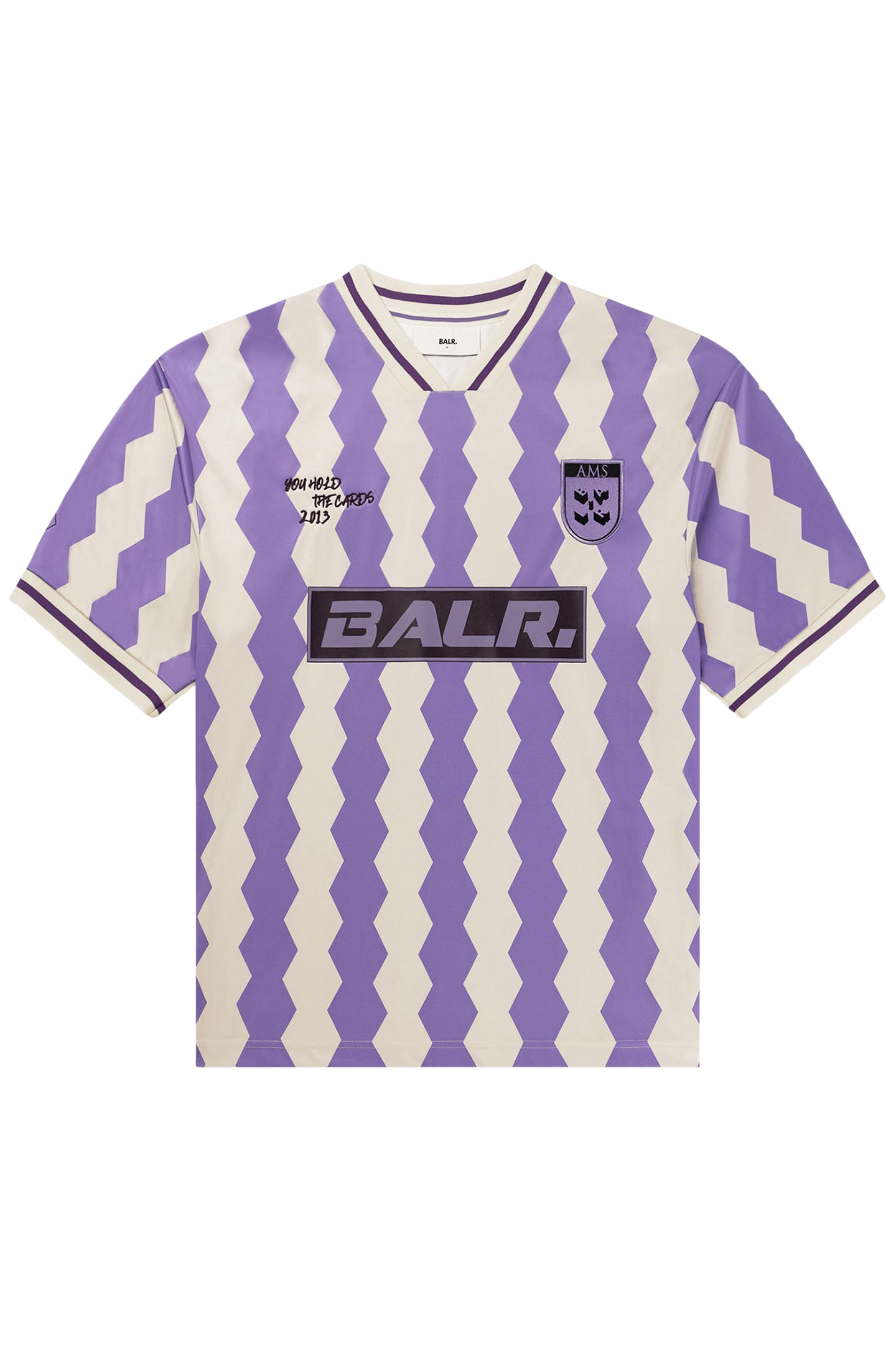 THE CLUB BOX FIT JERSEY WHITE SWAN/PAISLEY PURPLE 5