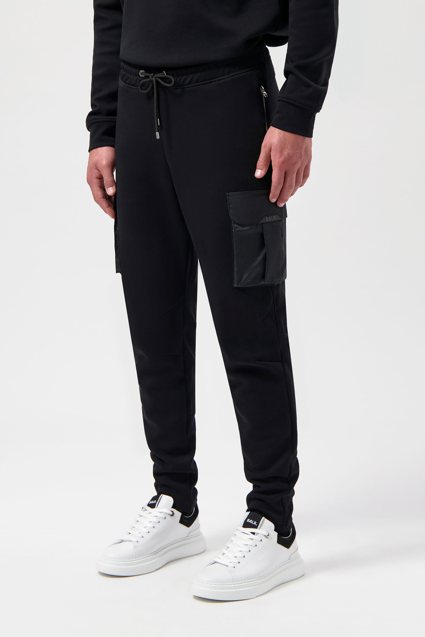 Q-CARGO REGULAR FIT JOGGER JET BLACK 1