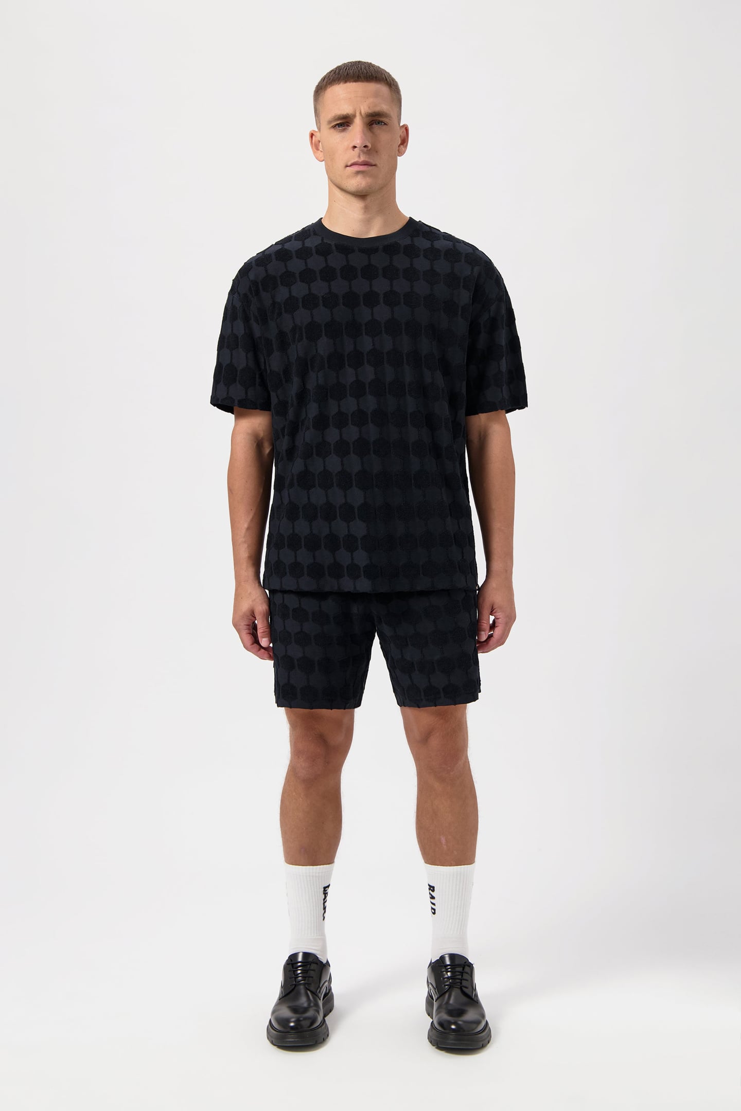 TERRY BOX T-SHIRT JET BLACK 1