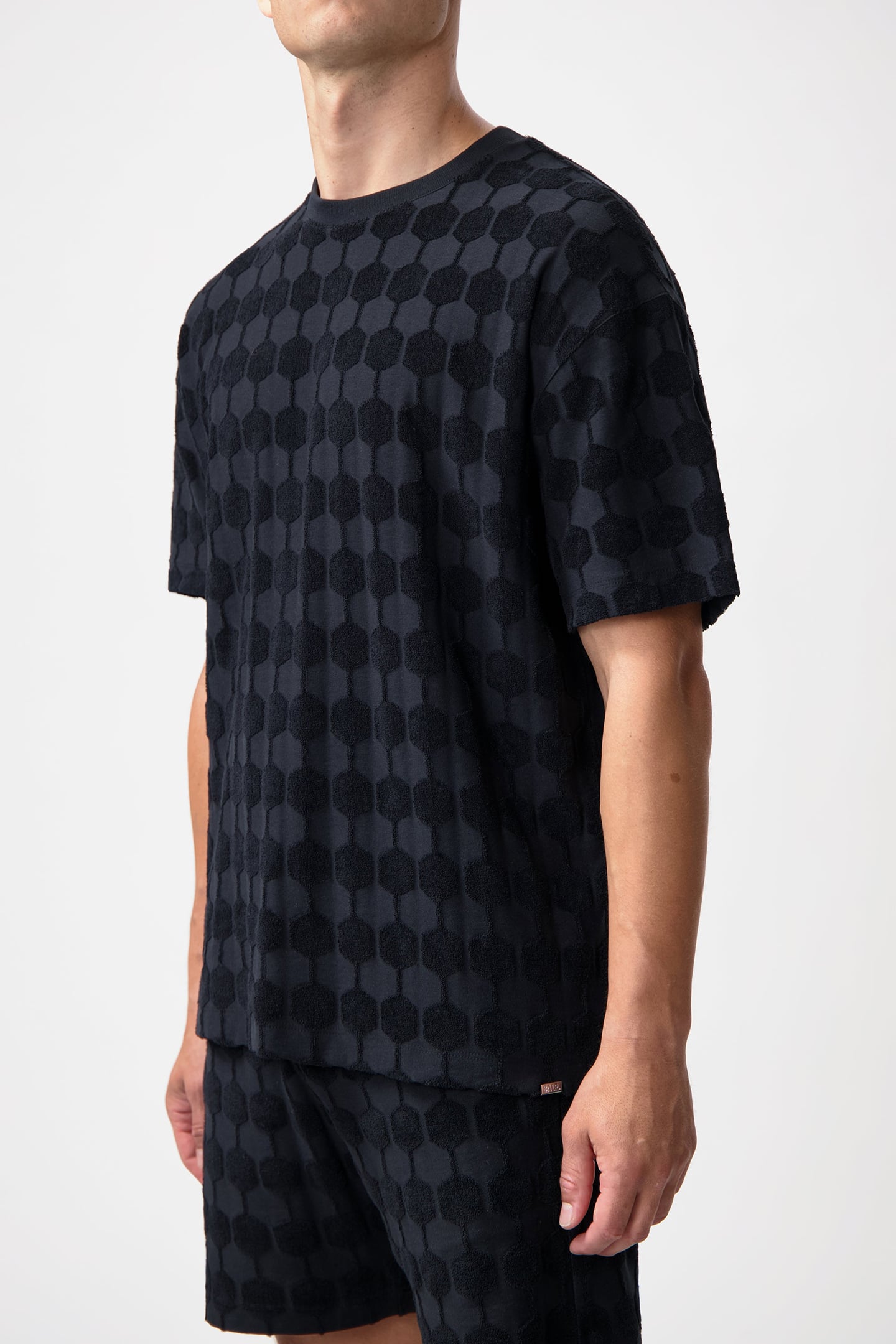 TERRY BOX T-SHIRT JET BLACK 6