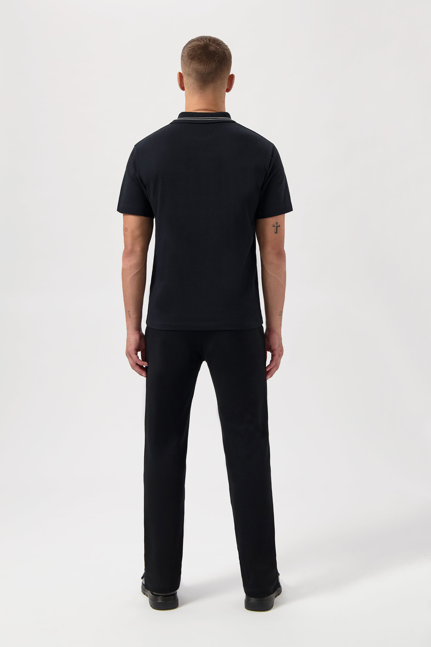 TAPE POLO JET BLACK 3