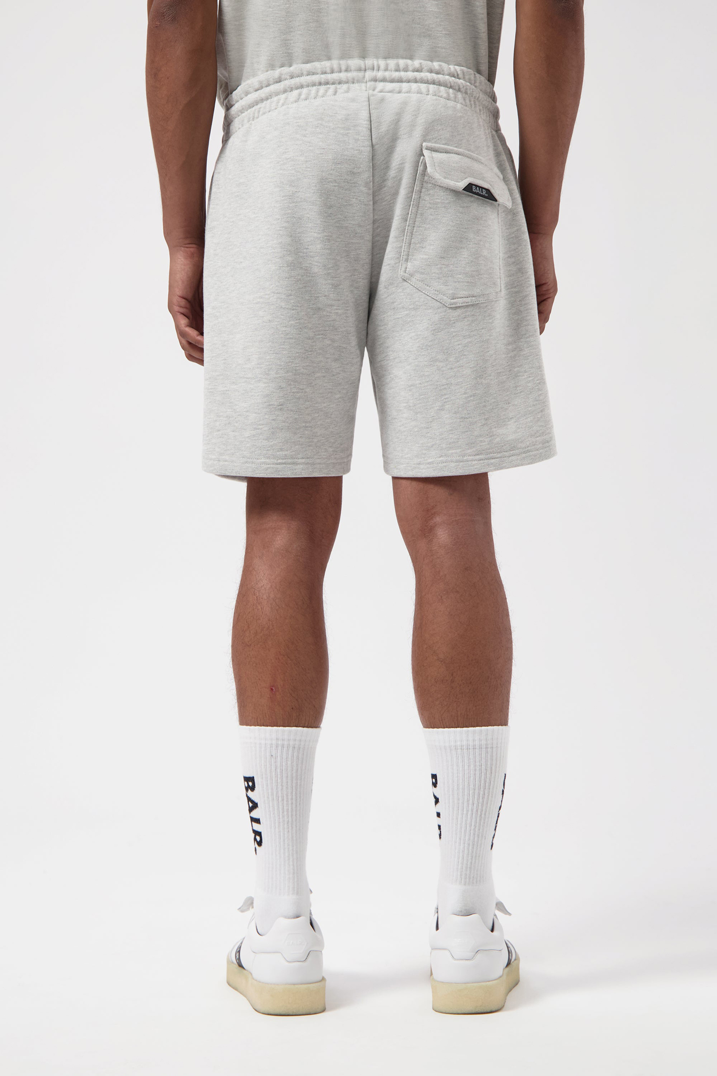 LOGO SHORTS LT GREY MELANGE 2