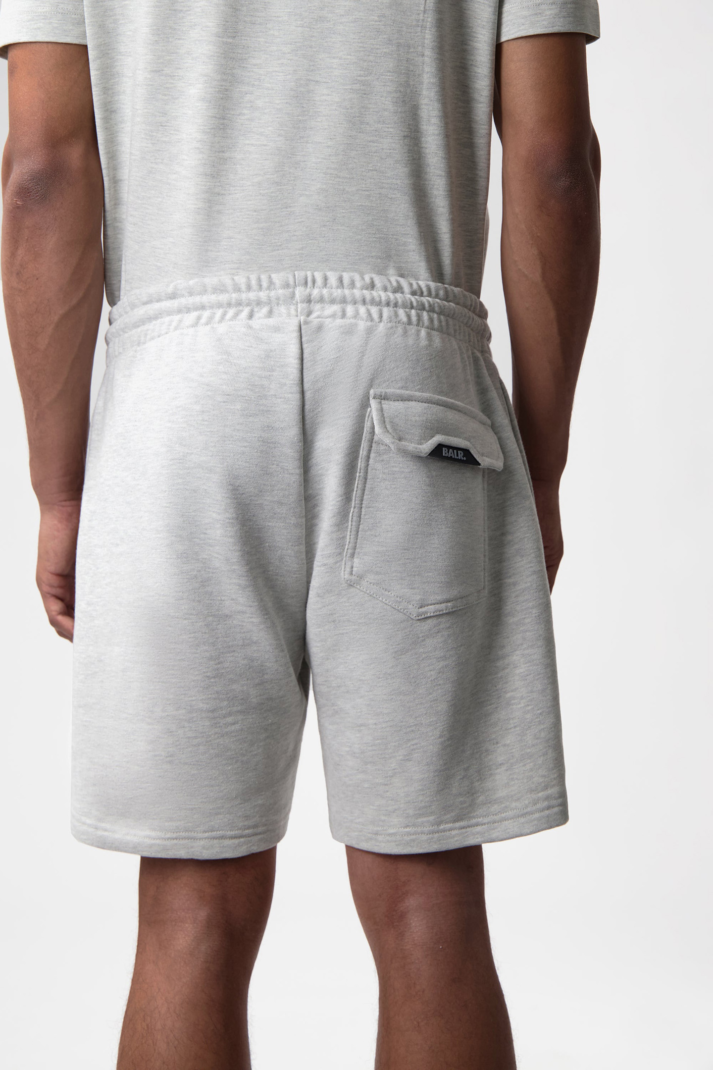 LOGO SHORTS LT GREY MELANGE 6