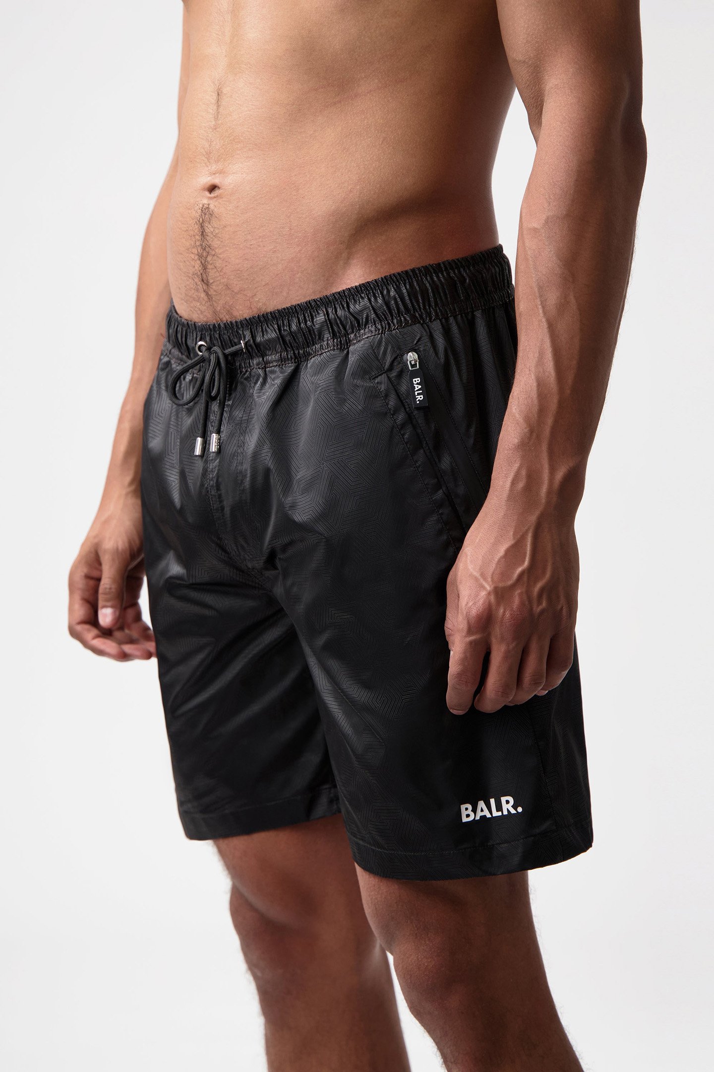 MONOGRAM SWIMSHORTS JET BLACK 5