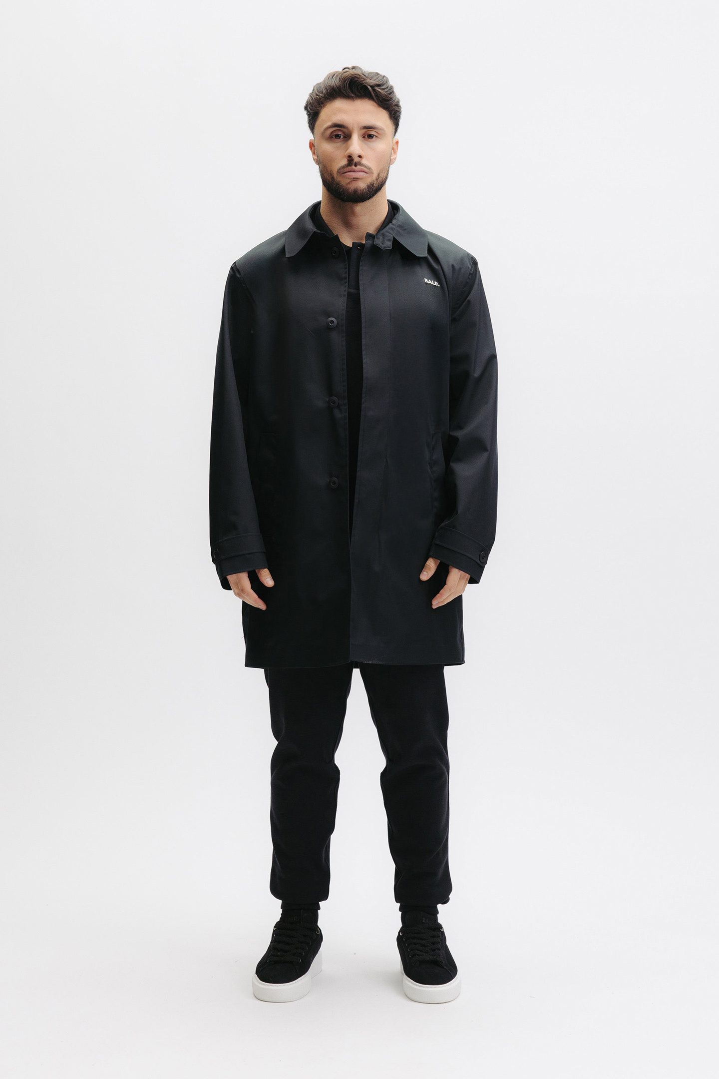Q SERIES TRENCH COAT JET BLACK 1