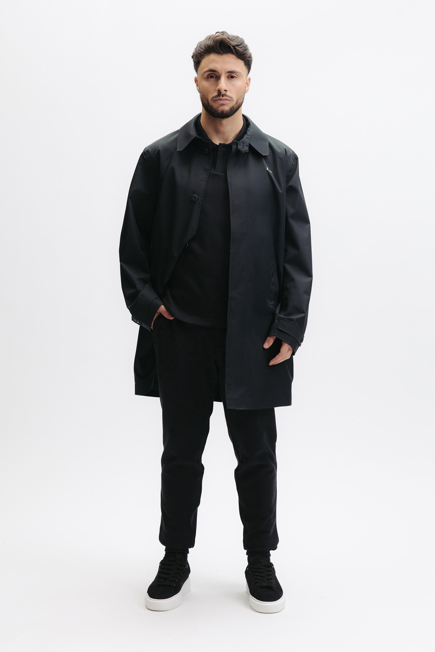 Q SERIES TRENCH COAT JET BLACK 6
