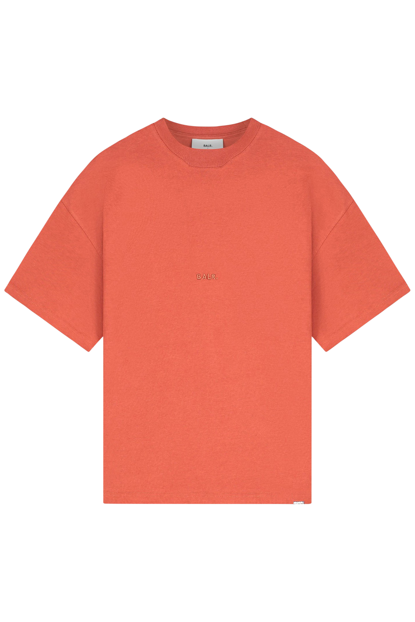 LOGO BOX T-SHIRT BURNT RED 3