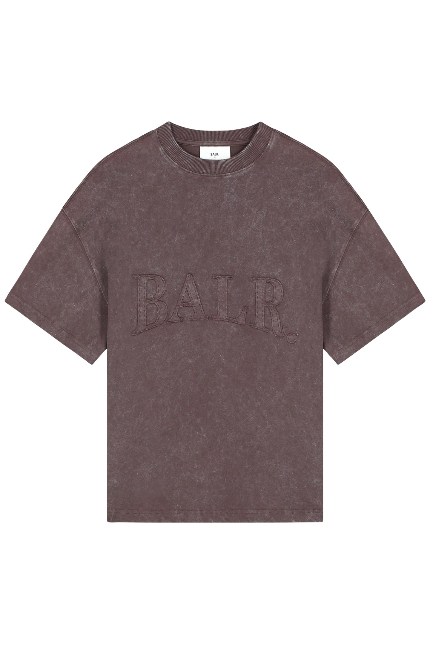 URBAN WASHED BOX T-SHIRT DEEP BROWN 3