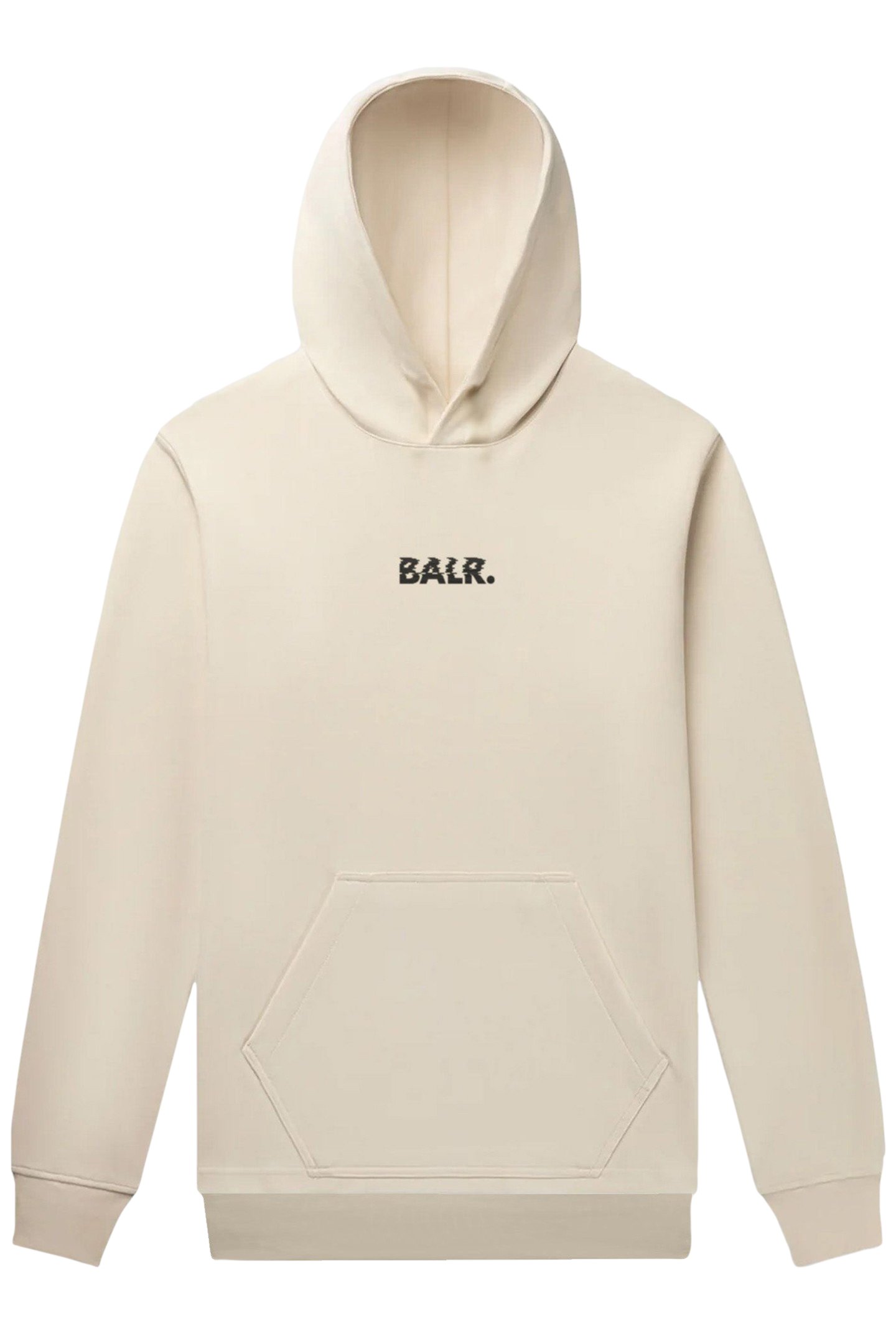 BALR. GLITCH HOODIE WHITE SWAN 1