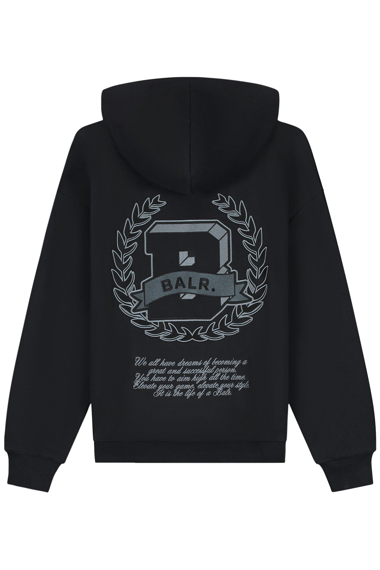 GOTL CREST BOX HOODIE JET BLACK 4