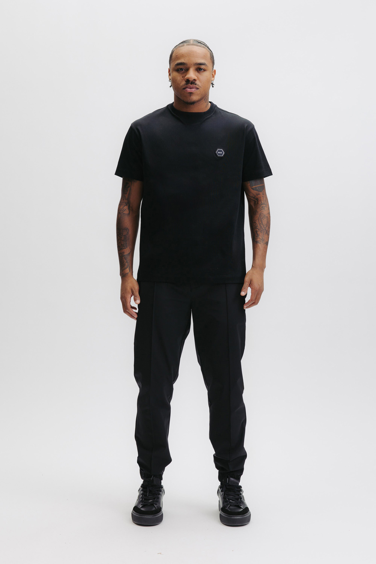 HEX-SERIES MERCERIZED T-SHIRT JET BLACK 1