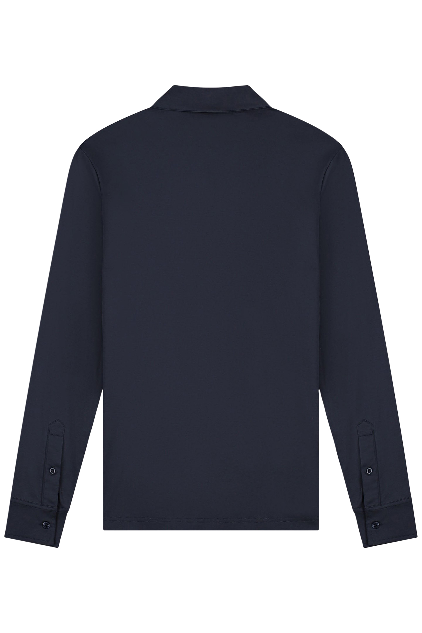 QXI SLIM L/S POLO EBONY BLUE 4