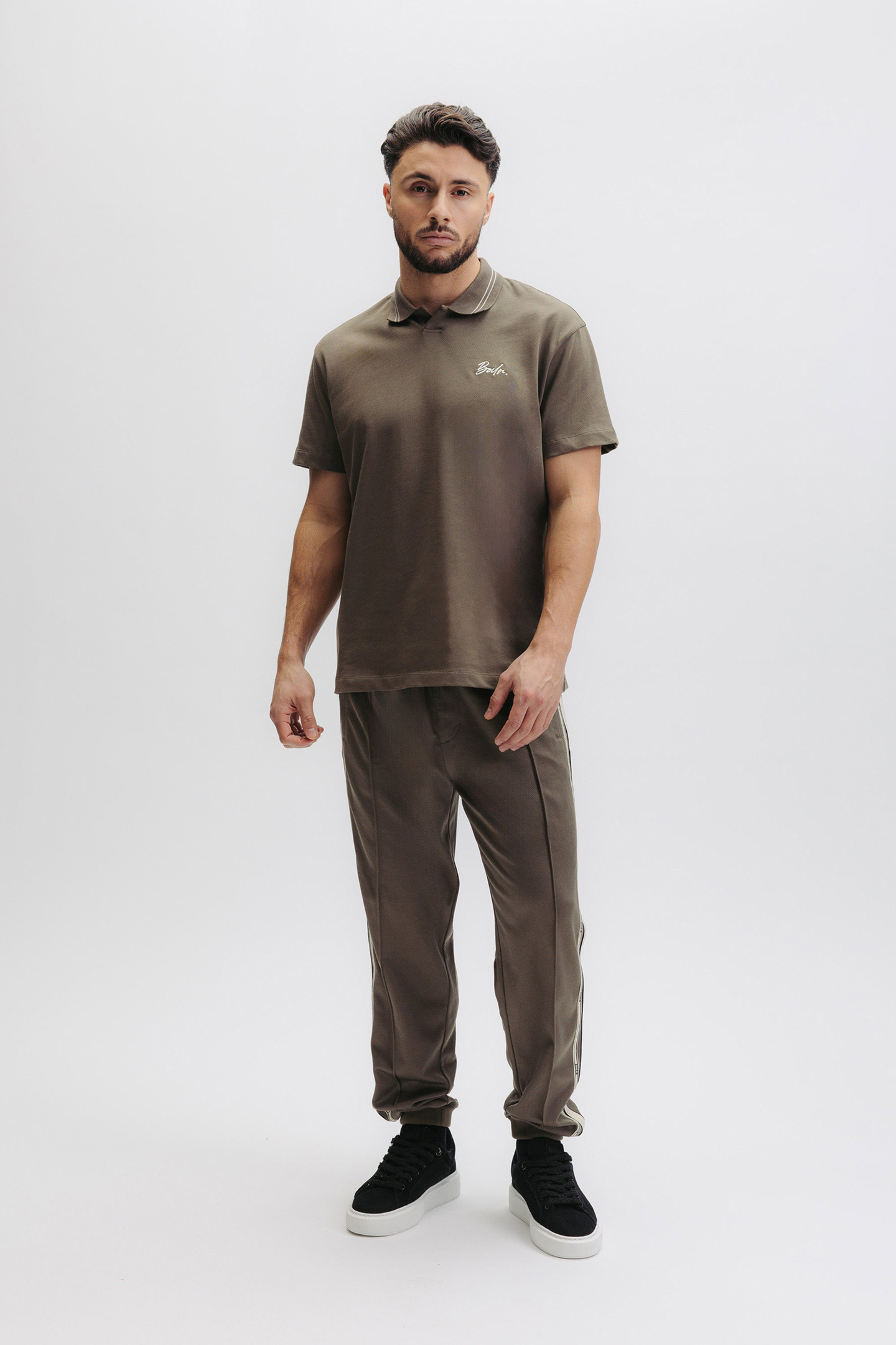 TAPE SCRIPT POLO TARMAC GREY 6