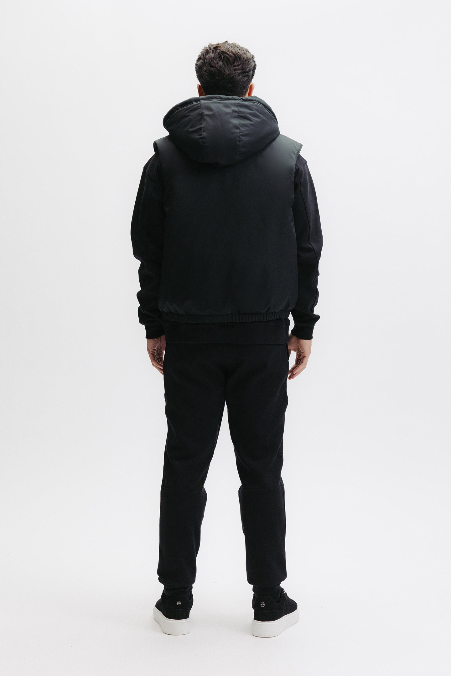 Q SERIES HOODED BODYWARMER JET BLACK 2