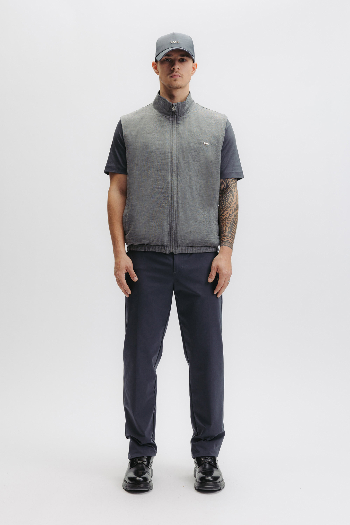 QXI REVERSIBLE BODYWARMER EBONY BLUE 1