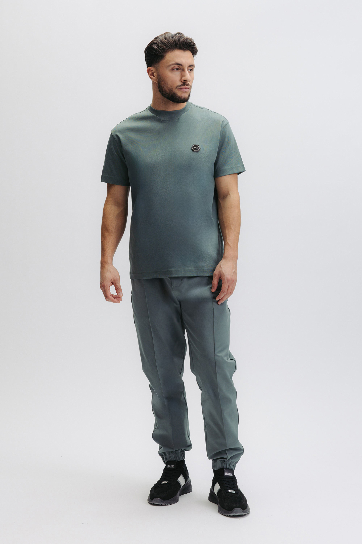 HEX-SERIES MERCERIZED T-SHIRT BALSAM GREEN 6