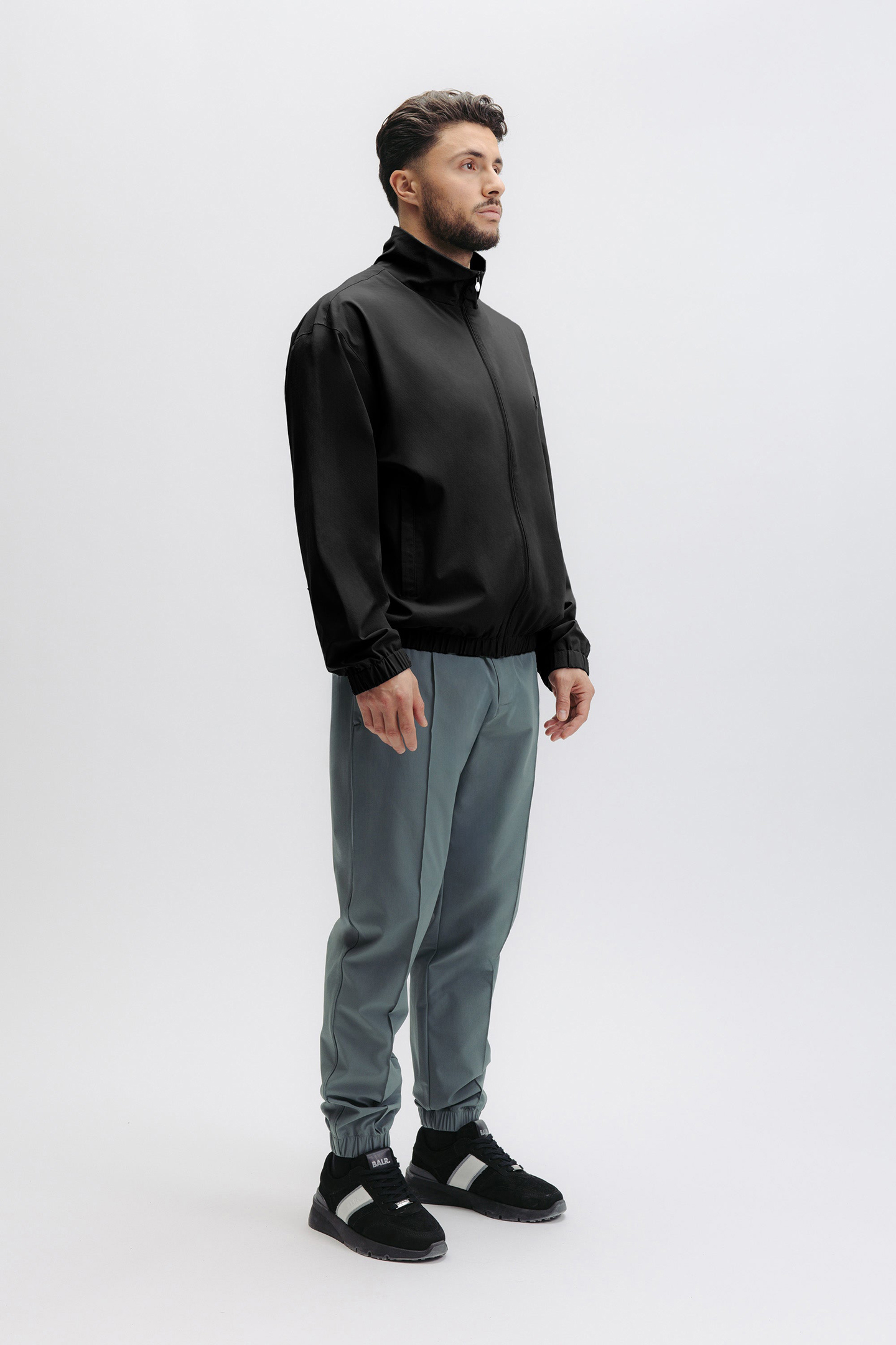 HEX-SERIES BADGE TRACK JACKET JET BLACK 5